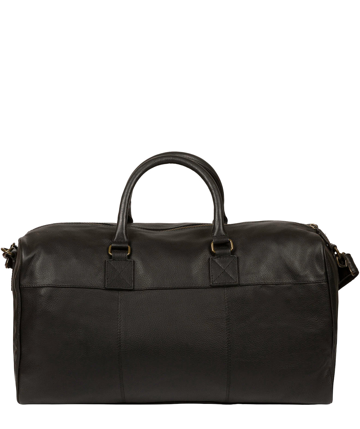 'Helm' Black Leather Holdall Pure Luxuries London