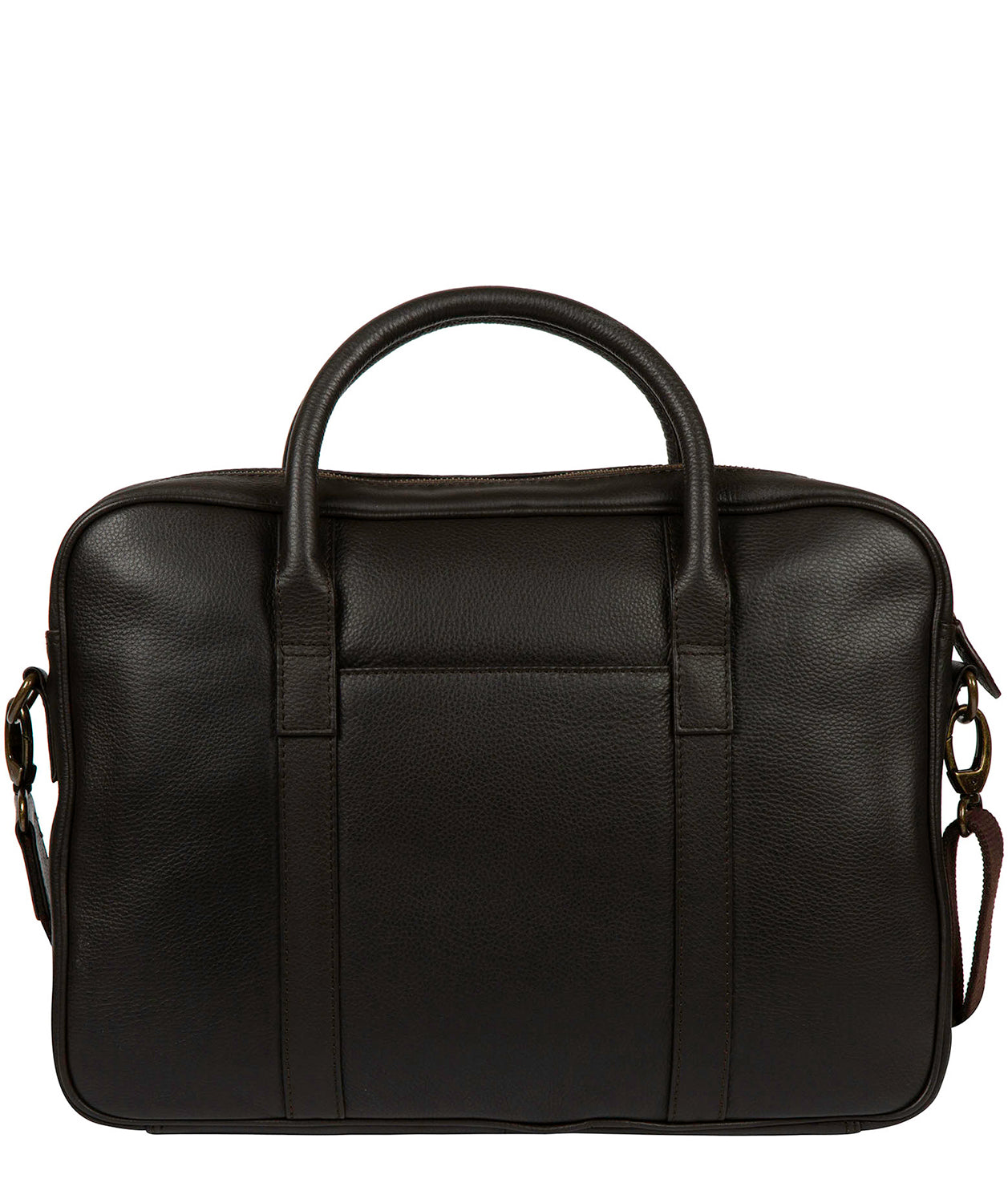 'Quay' Brown Leather Work Bag Pure Luxuries London