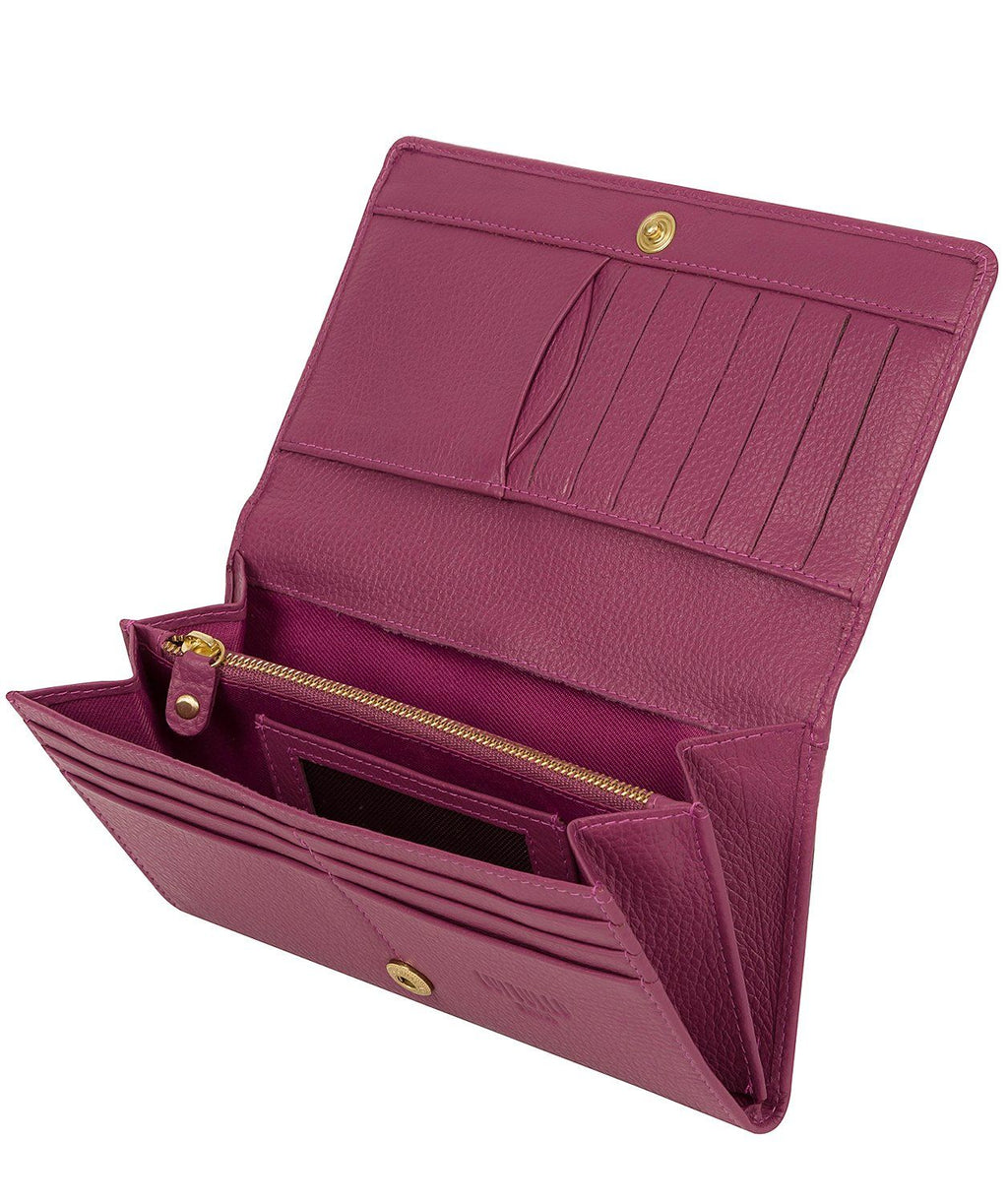 Pink Leather Coin Holder Purse 'Harlow' by Cultured London – Pure ...