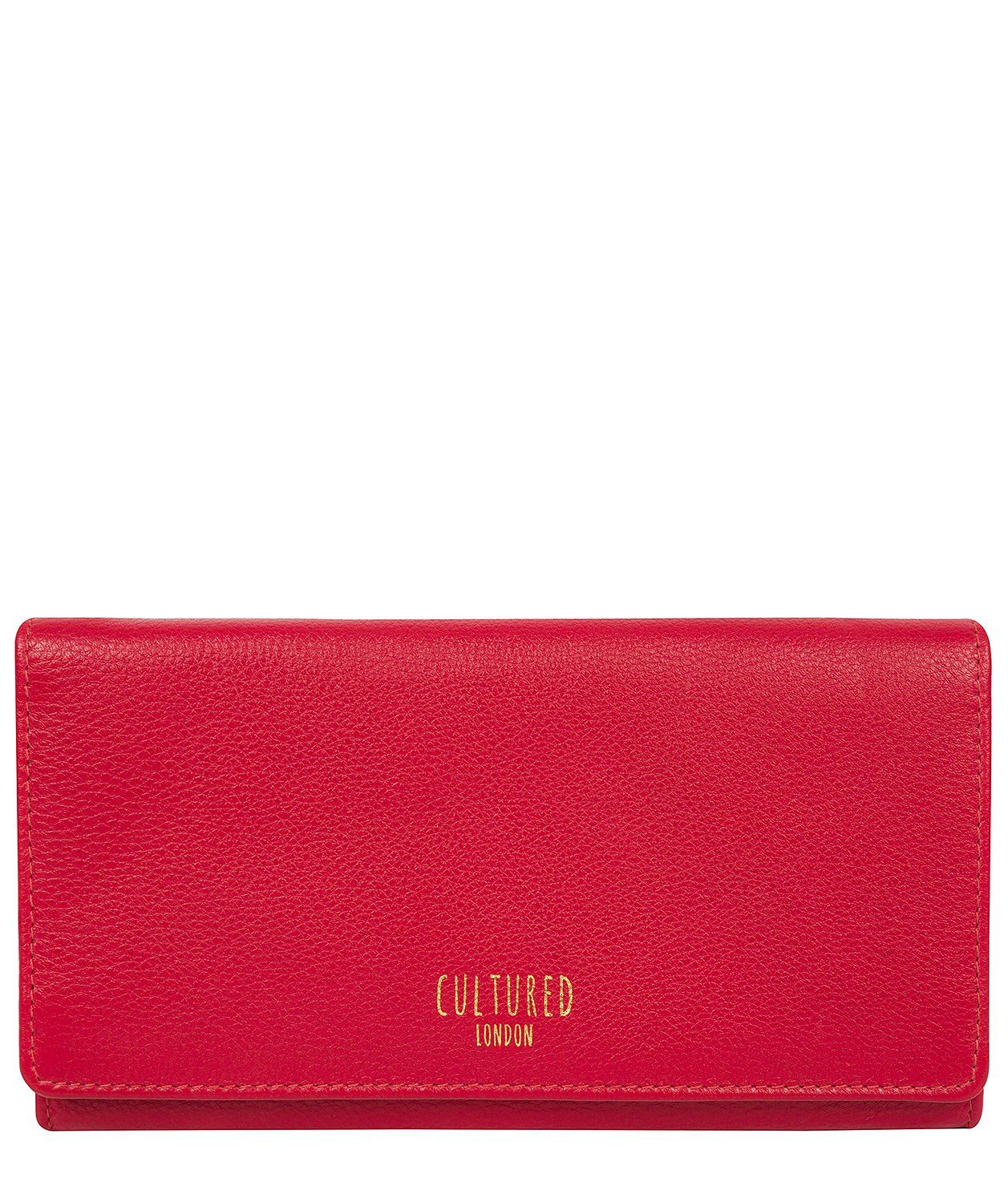 'Harlow' Red Leather Purse