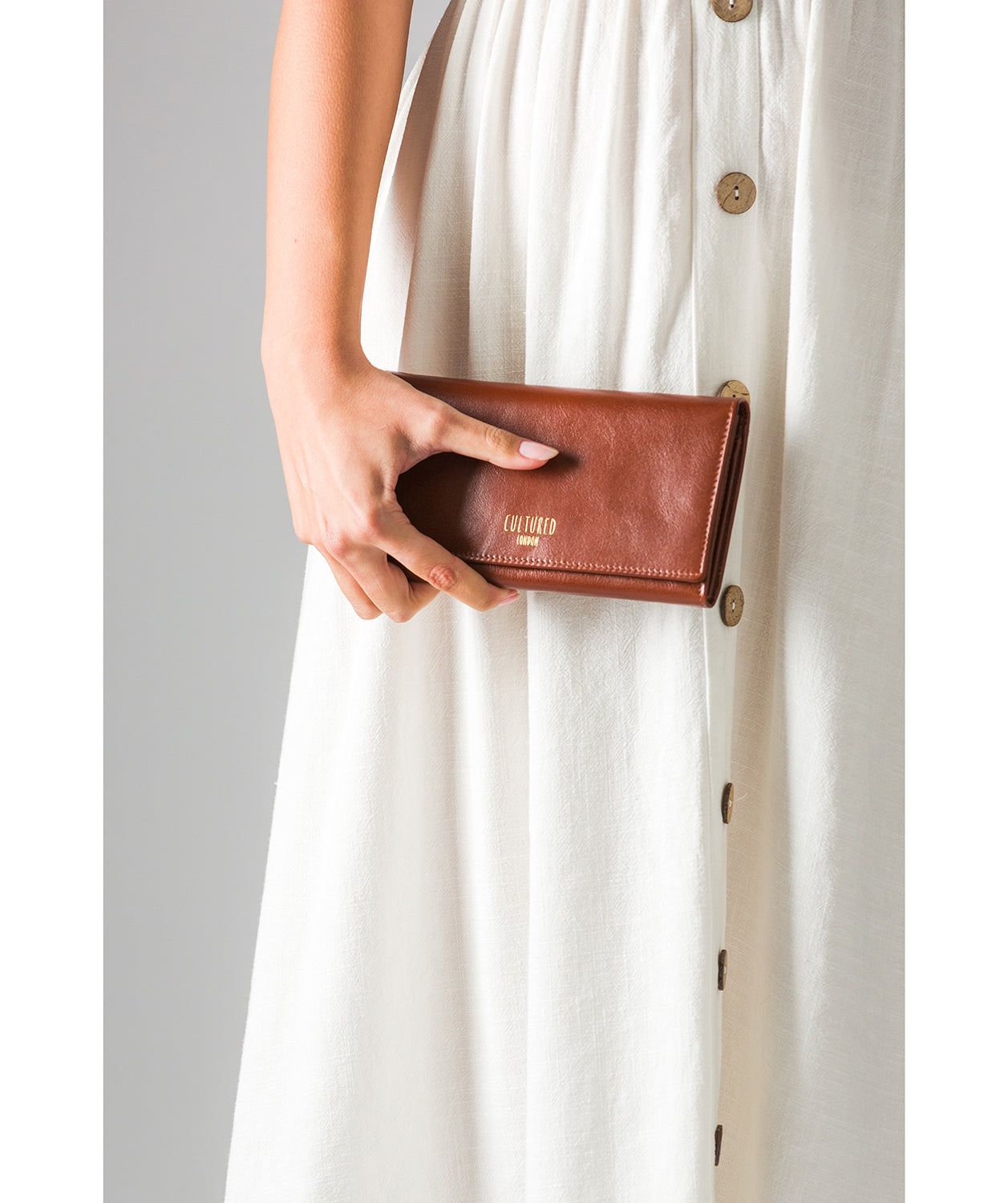 'Harlow' Saddle Leather Purse