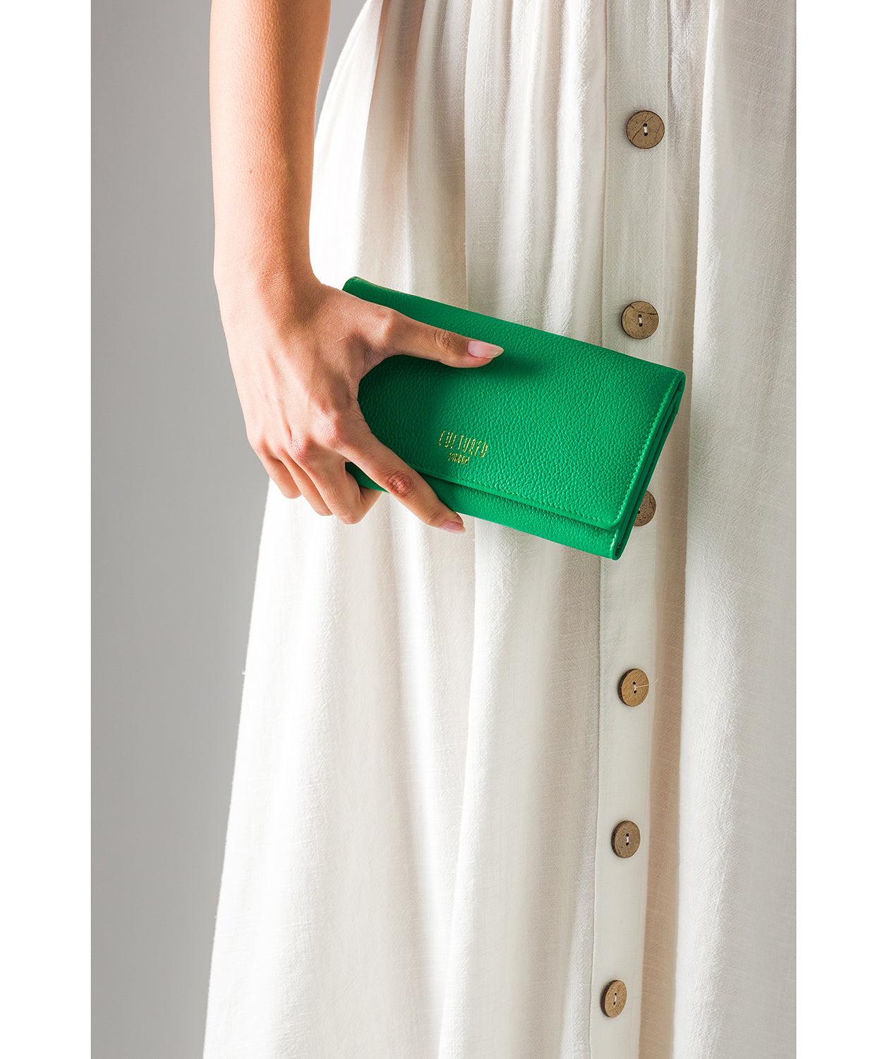 'Harlow' Shamrock Leather Purse