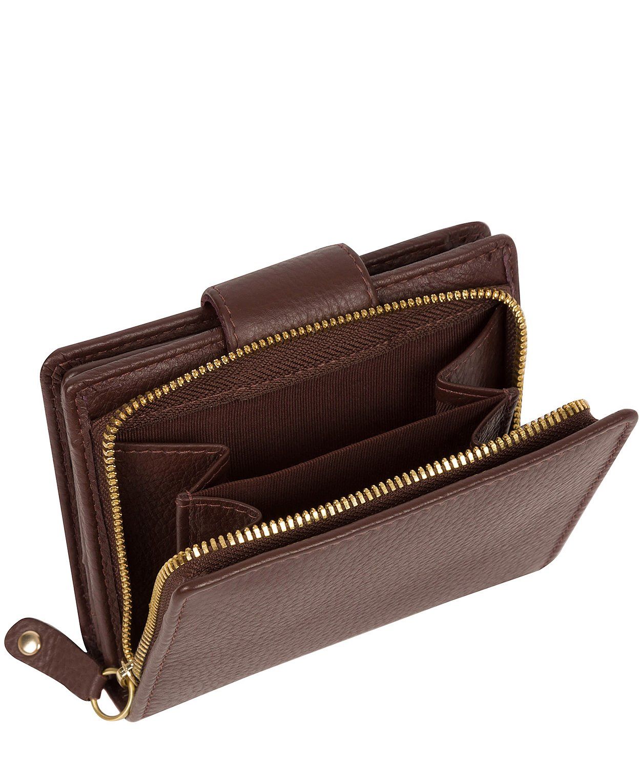 Copy of 'Annalise' Dark Tan Leather Purse Pure Luxuries London