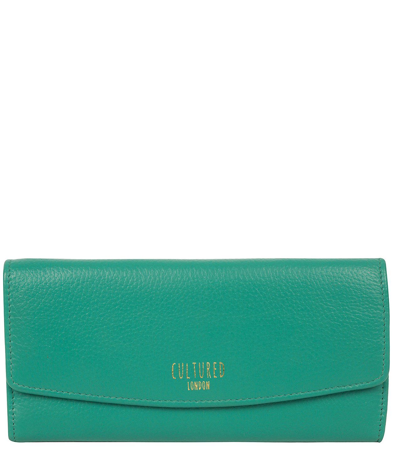 'Talulla' Leaf Green Leather Purse