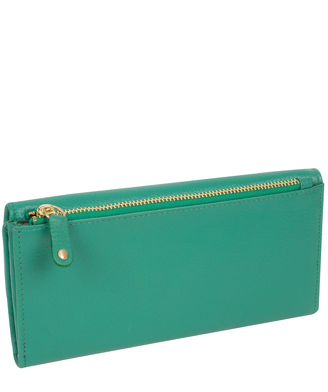 'Talulla' Leaf Green Leather Purse