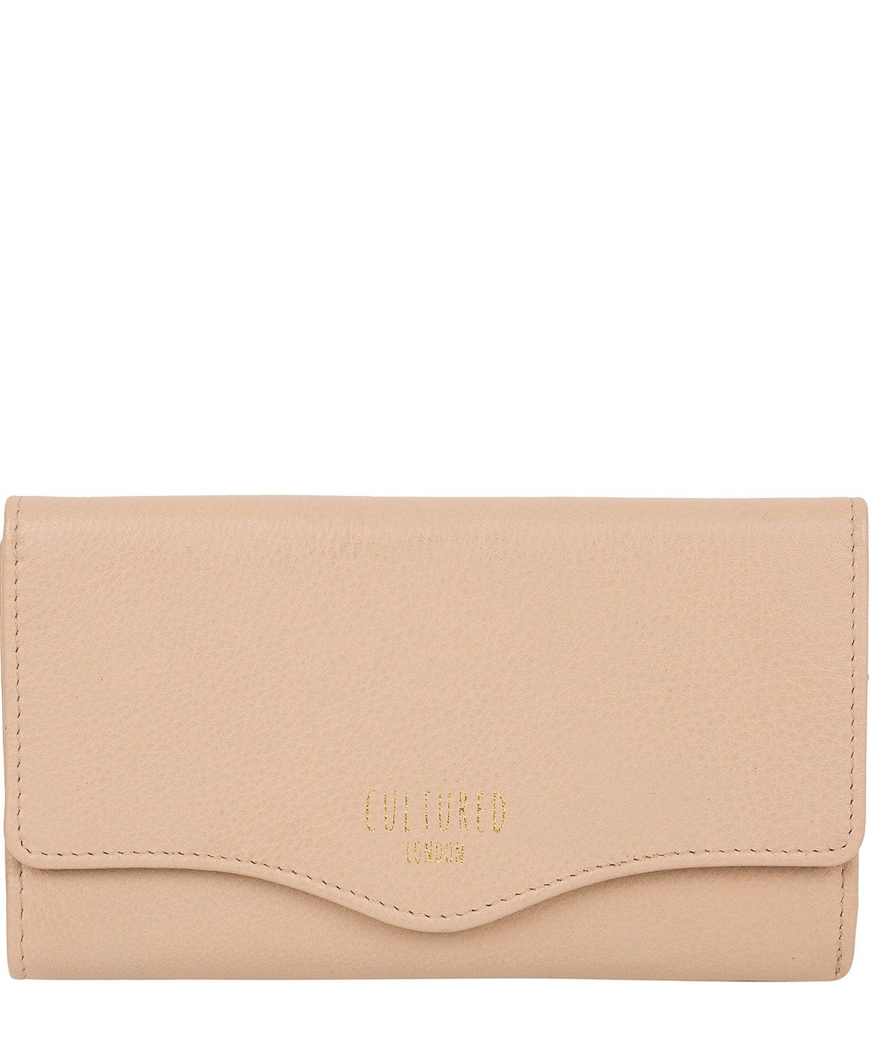 'Letitia' Latte Leather Purse