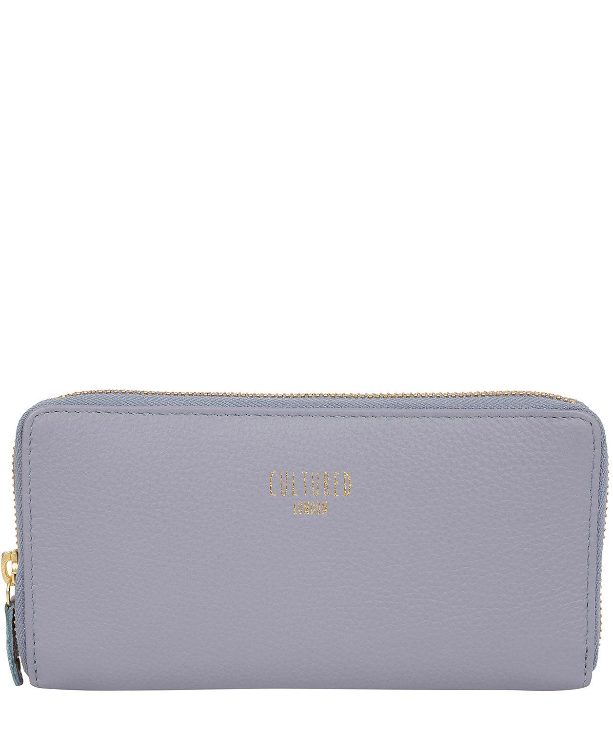 'Tabitha' Pale Blue Leather Purse