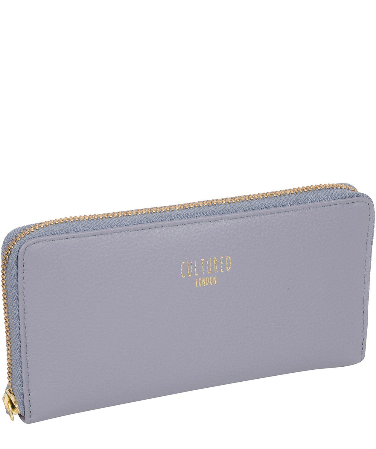 'Tabitha' Pale Blue Leather Purse