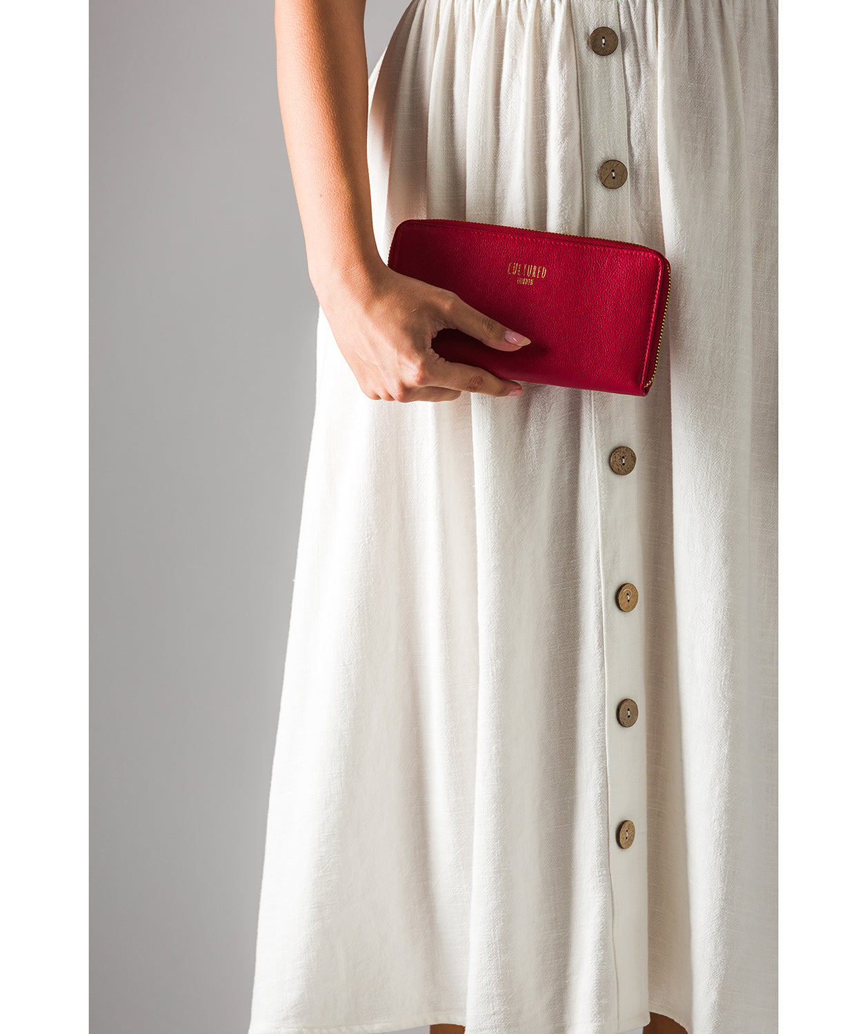 'Tabitha' Red Leather Purse