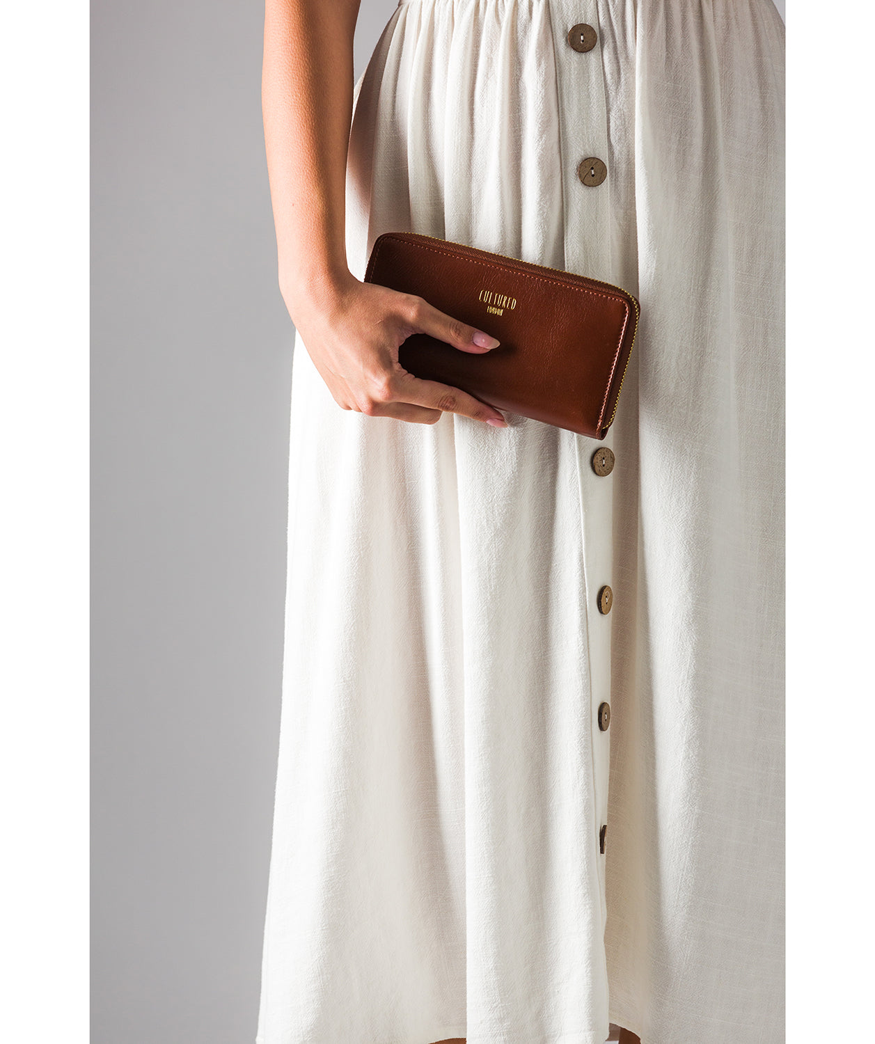 'Tabitha' Saddle Leather Purse