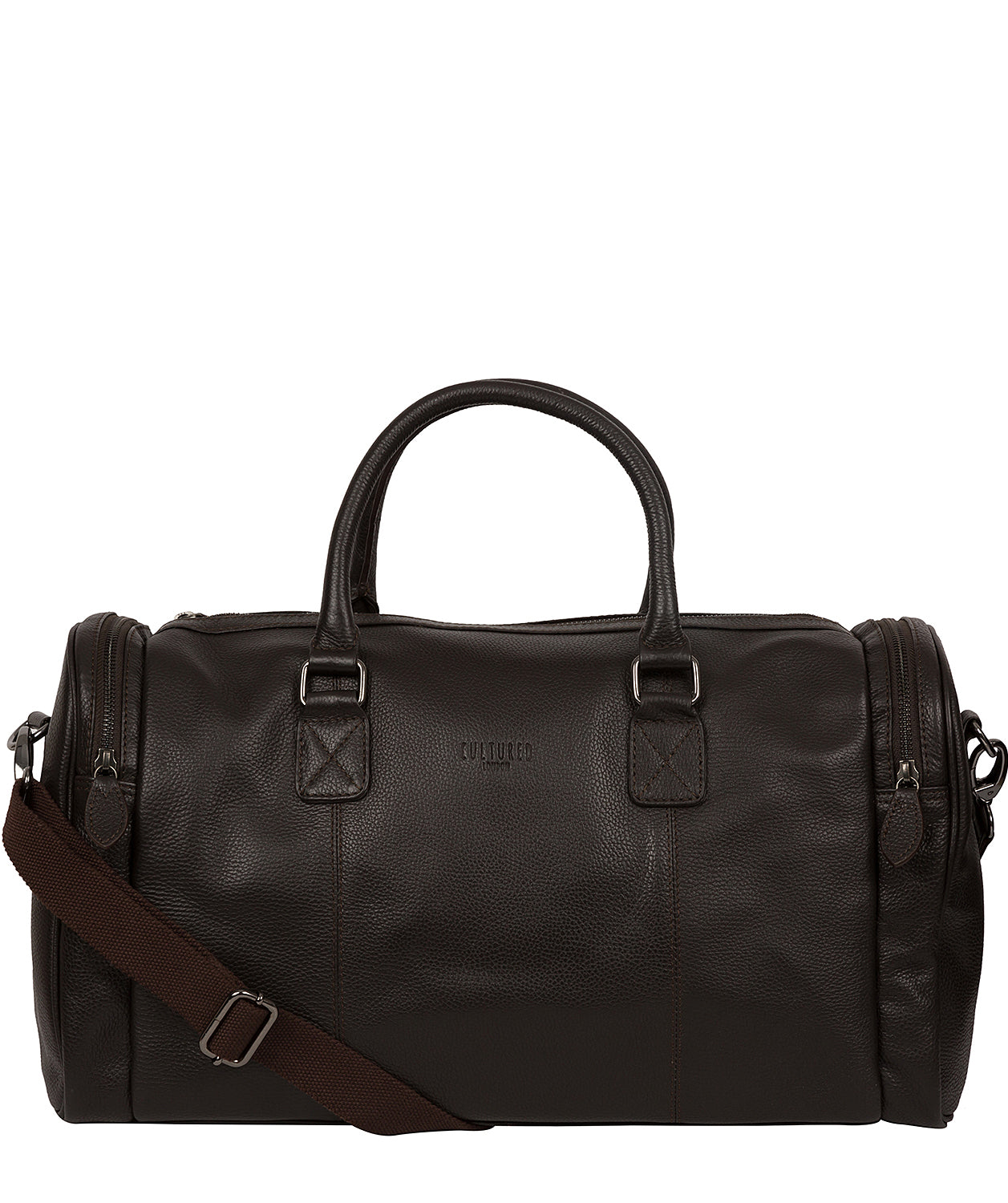 Brown Leather Holdall 'Ocean' by Cultured London – Pure Luxuries London