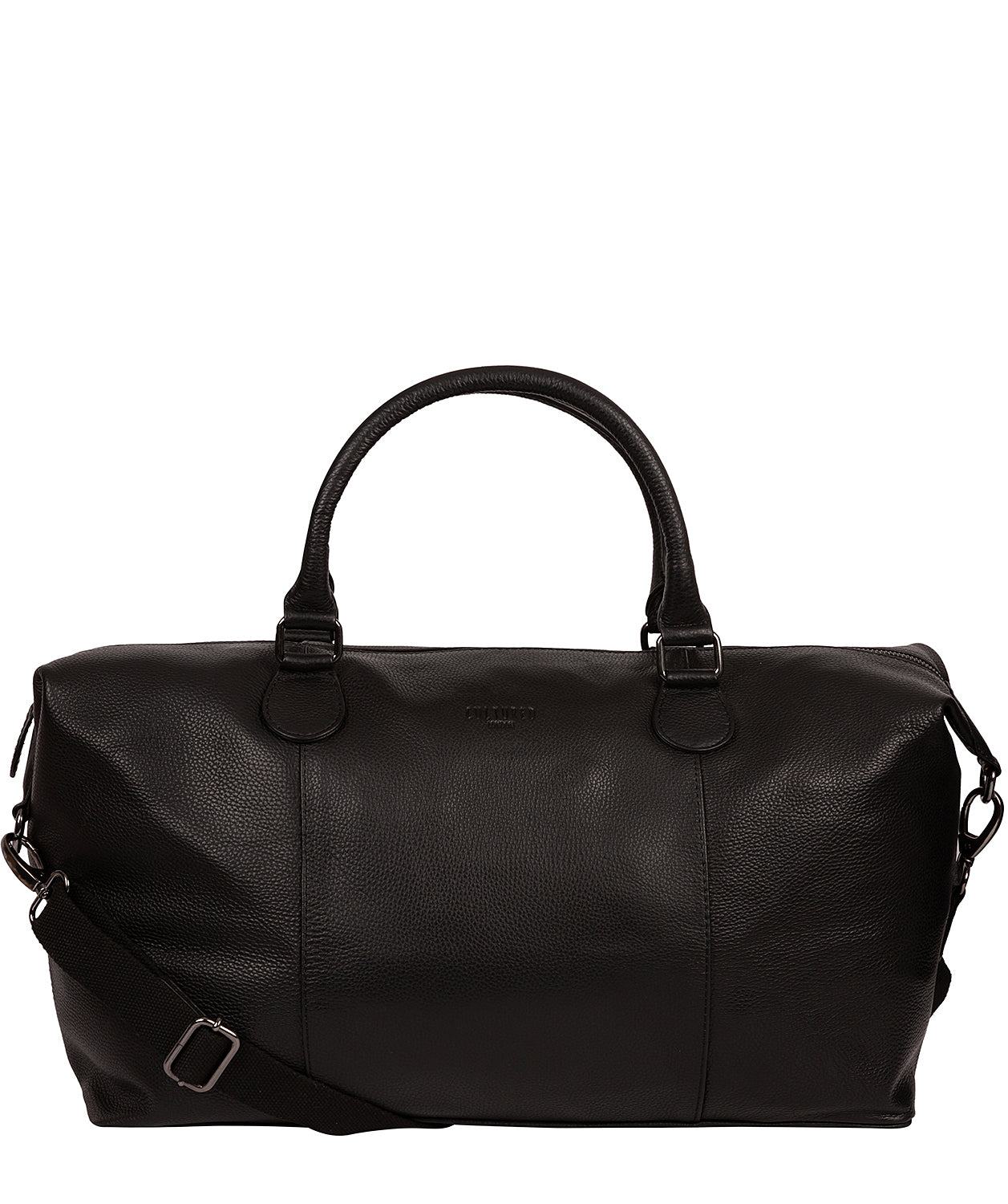 'Navigator' Black Leather Holdall