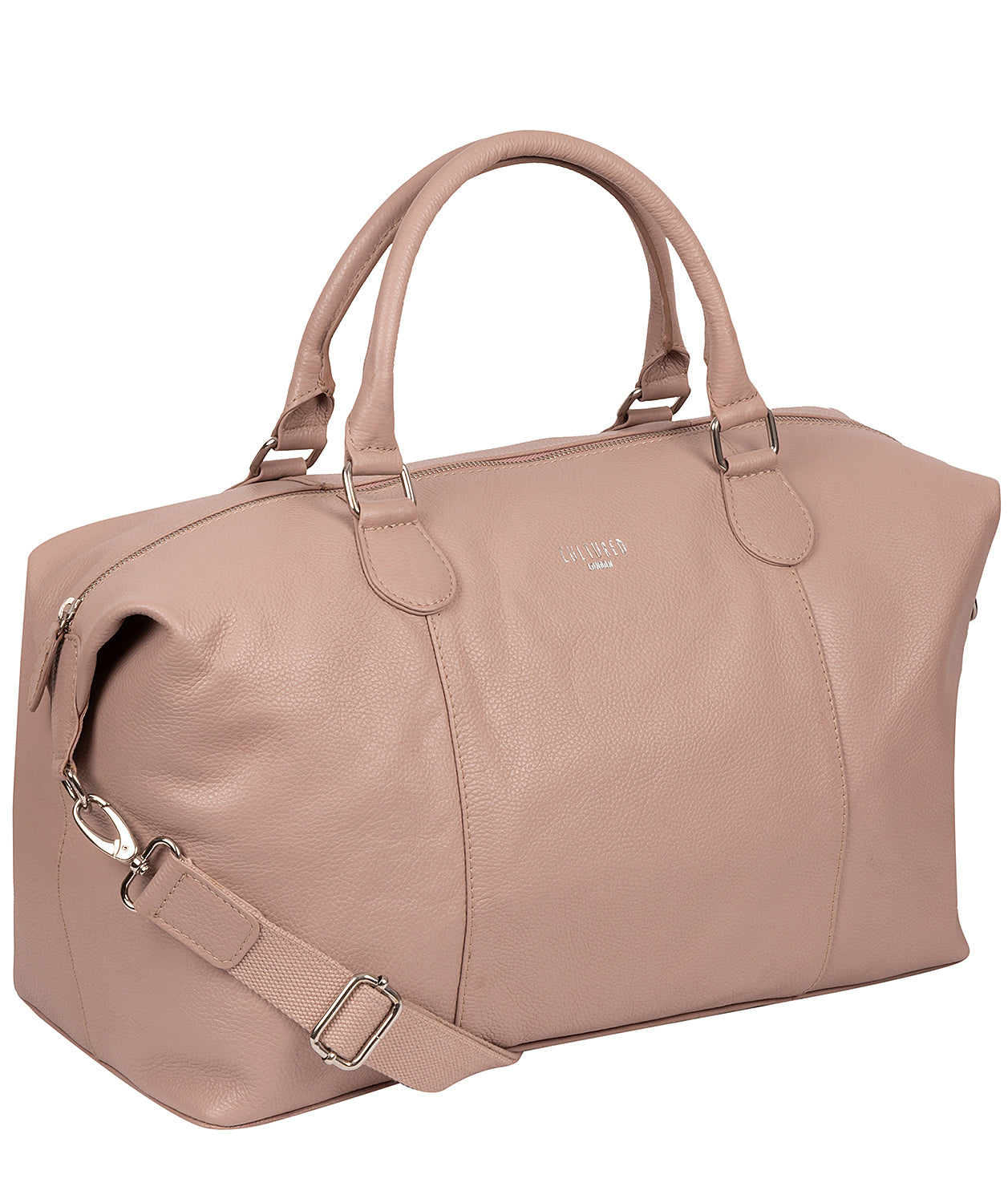 'Navigator' Blush Pink Leather Holdall