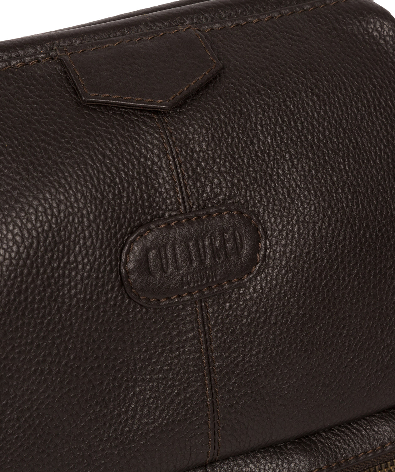 'Rudder' Brown Leather Washbag