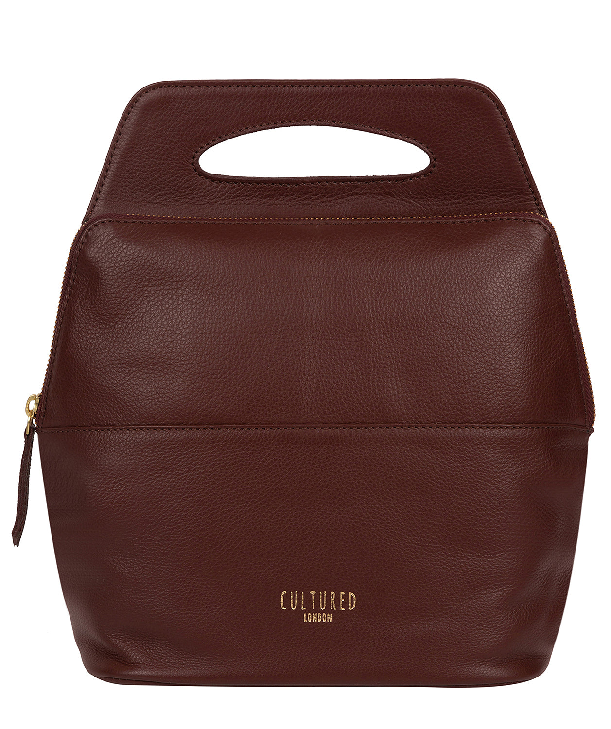 'Finsbury' Rich Chestnut Leather Backpack