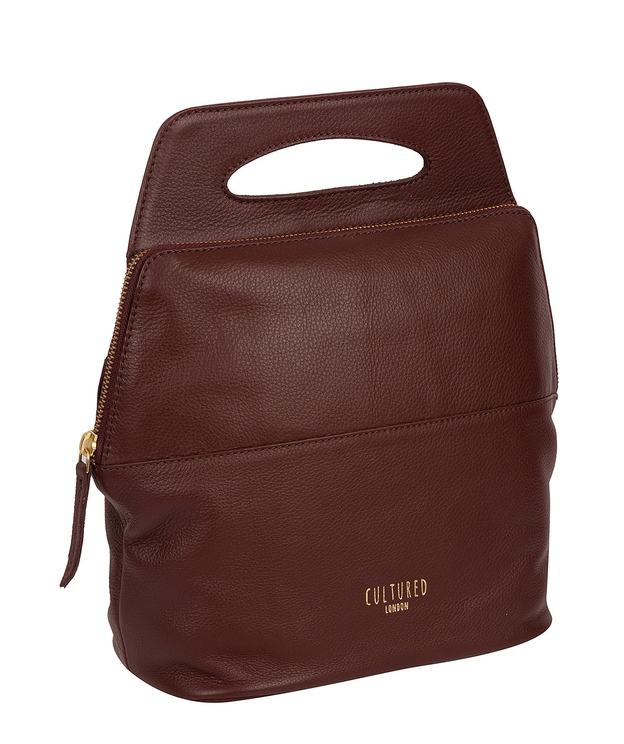 'Finsbury' Rich Chestnut Leather Backpack