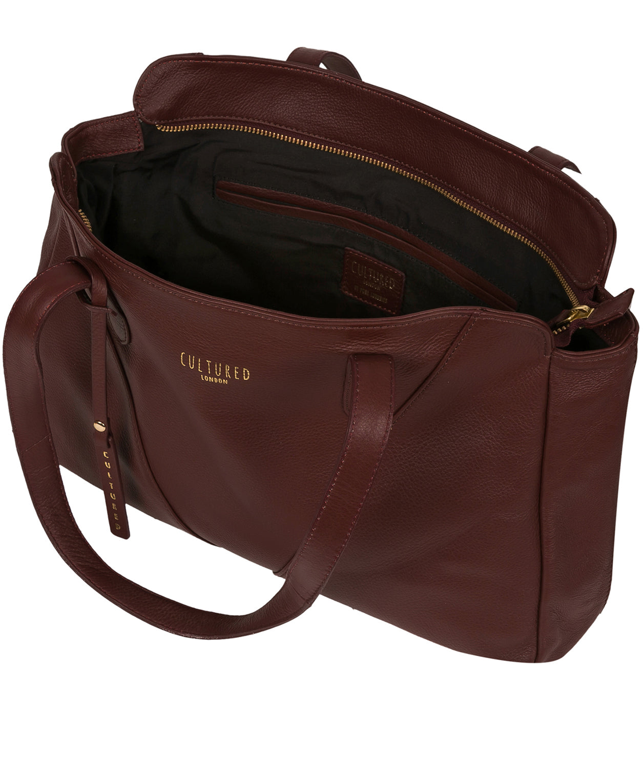 'Astoria' Rich Chestnut Leather Shoulder Bag