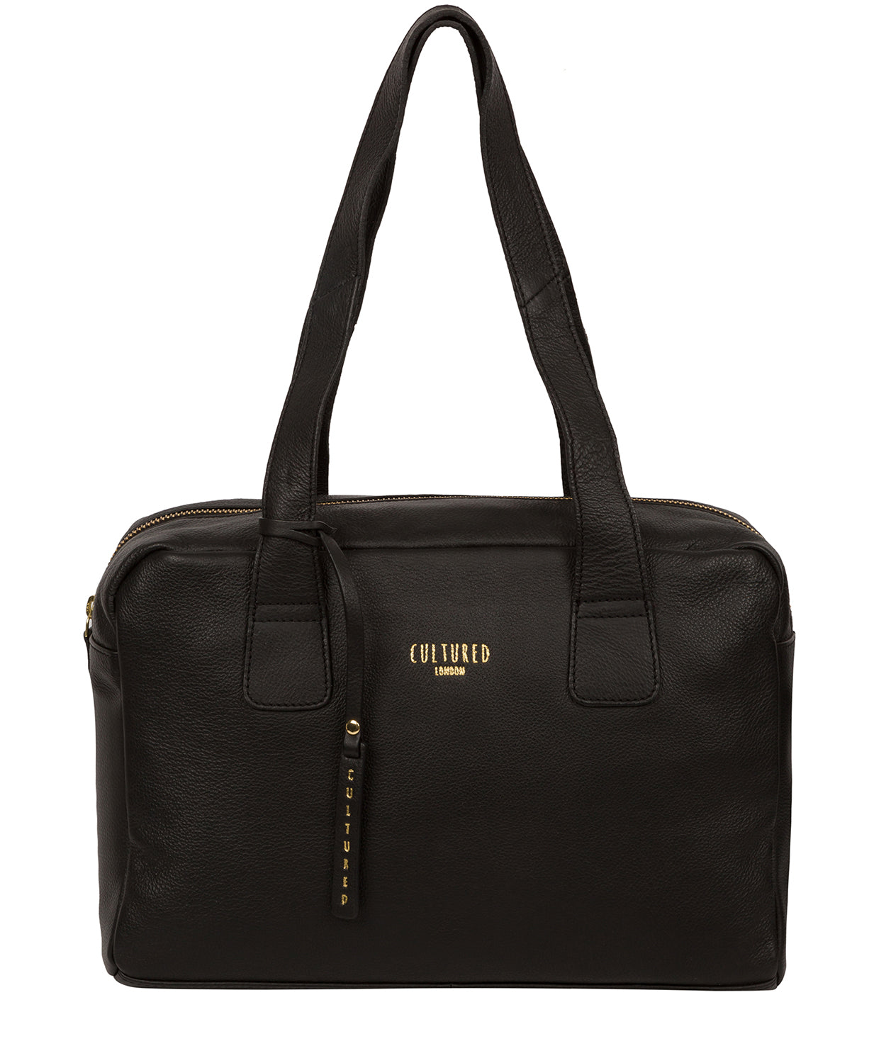 'Hammersmith' Black Leather Handbag