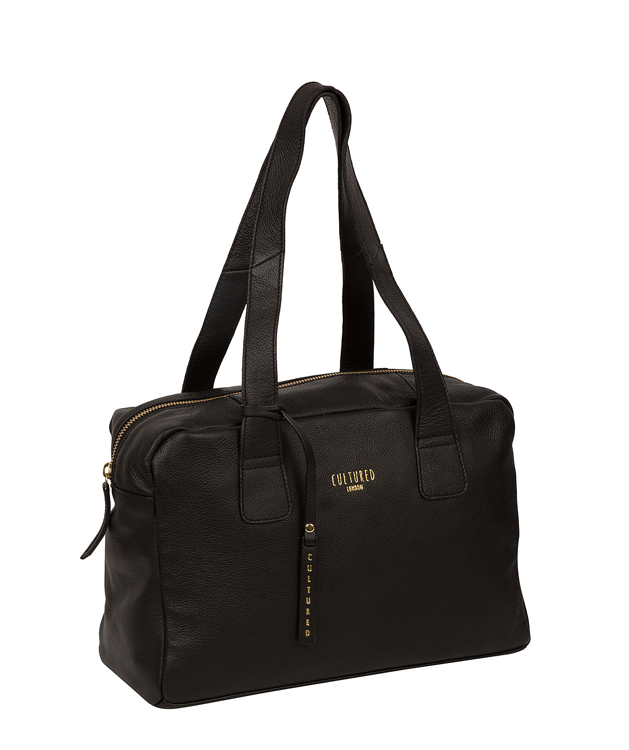 'Hammersmith' Black Leather Handbag