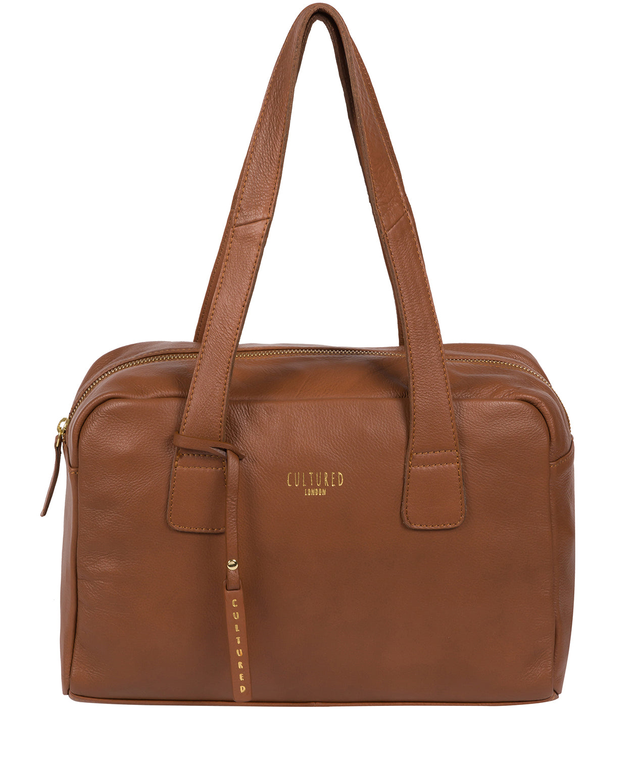 'Hammersmith' Dark Tan Leather Handbag