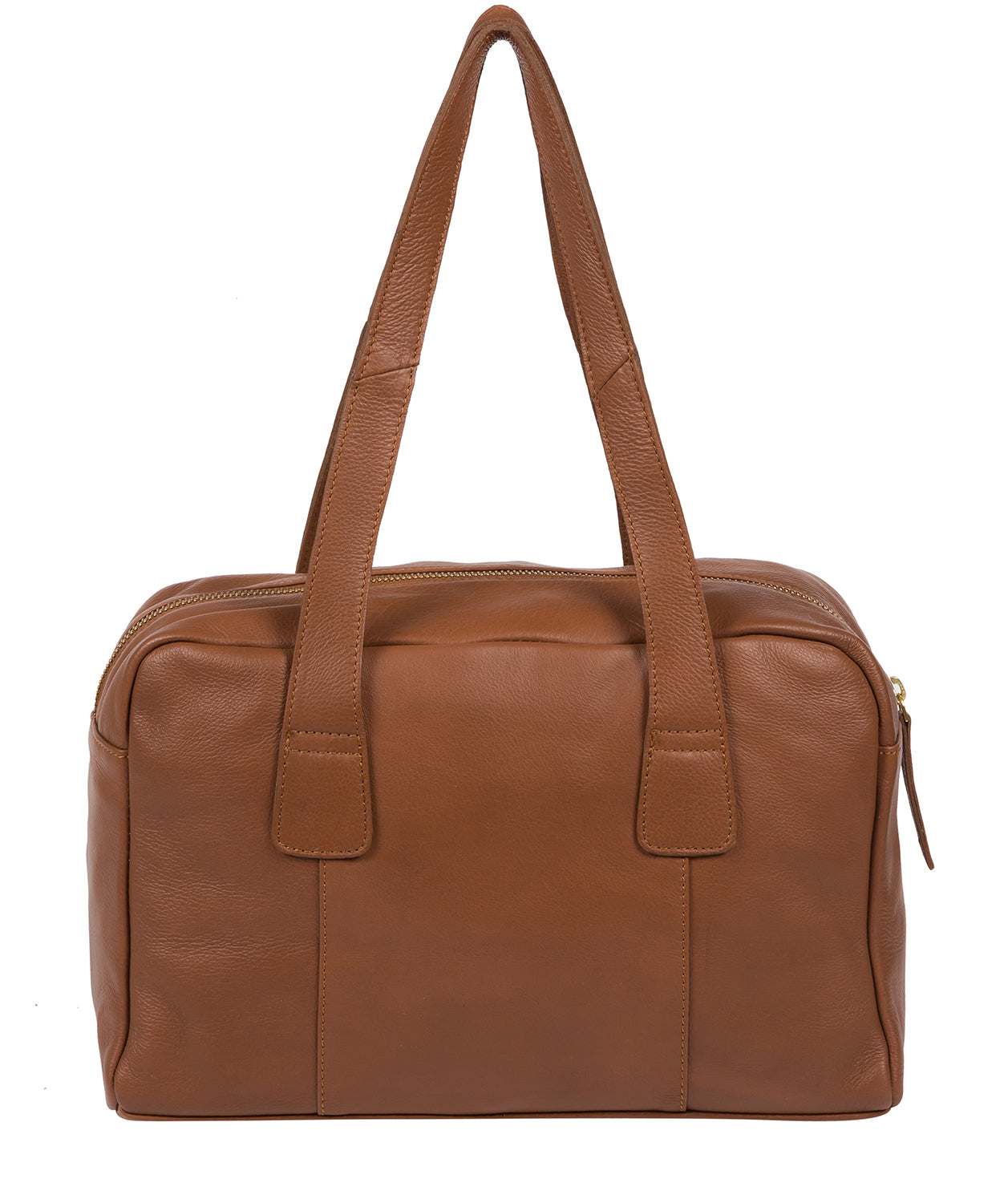 'Hammersmith' Dark Tan Leather Handbag