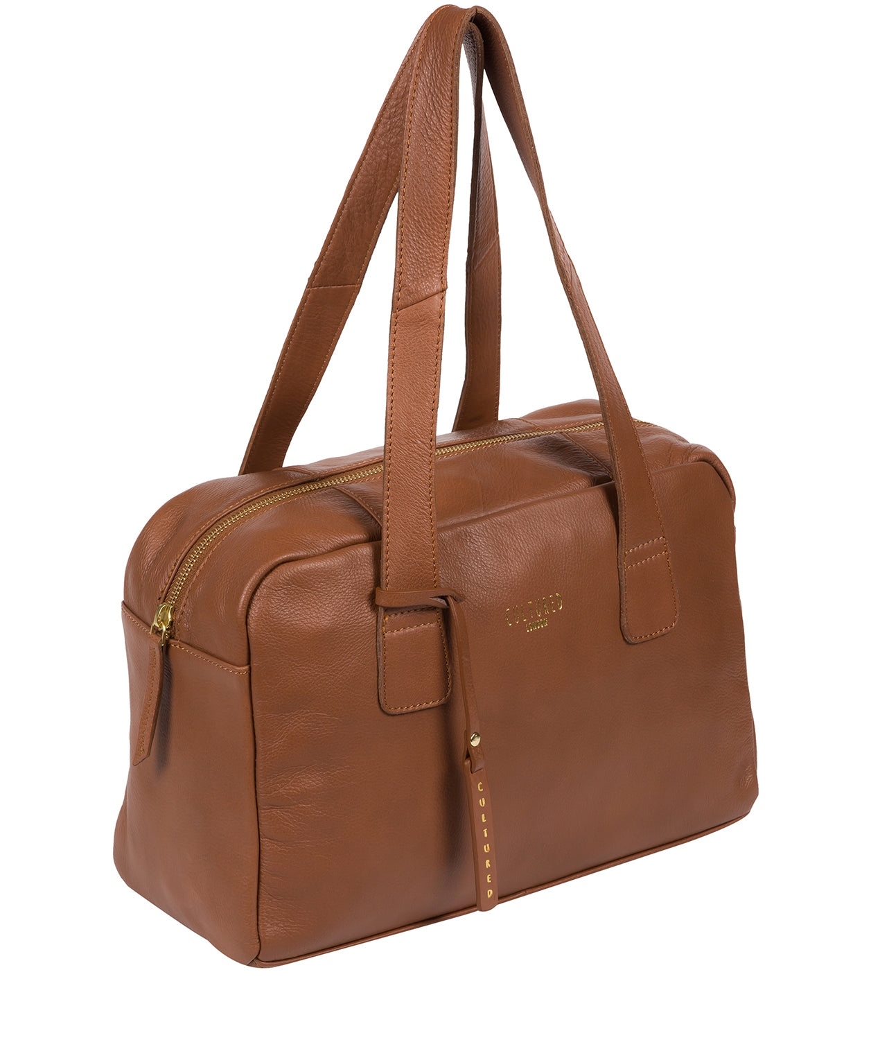 'Hammersmith' Dark Tan Leather Handbag