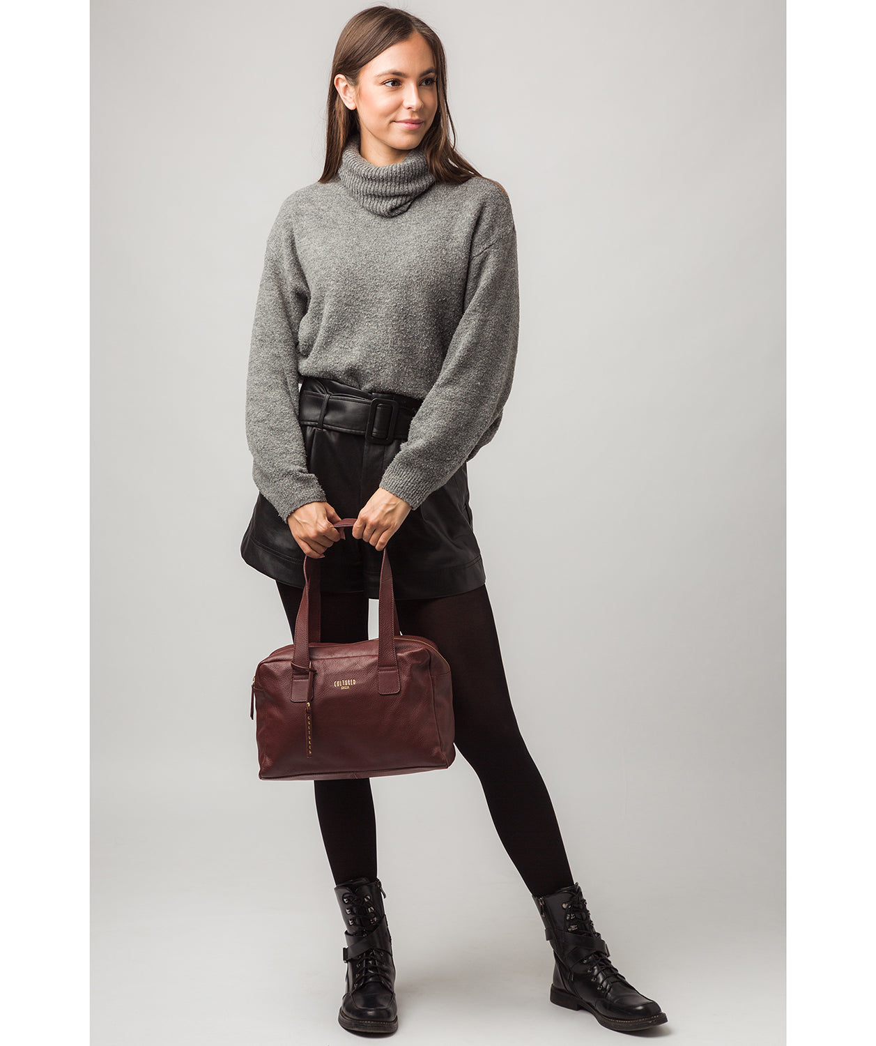 'Hammersmith' Rich Chestnut Leather Handbag