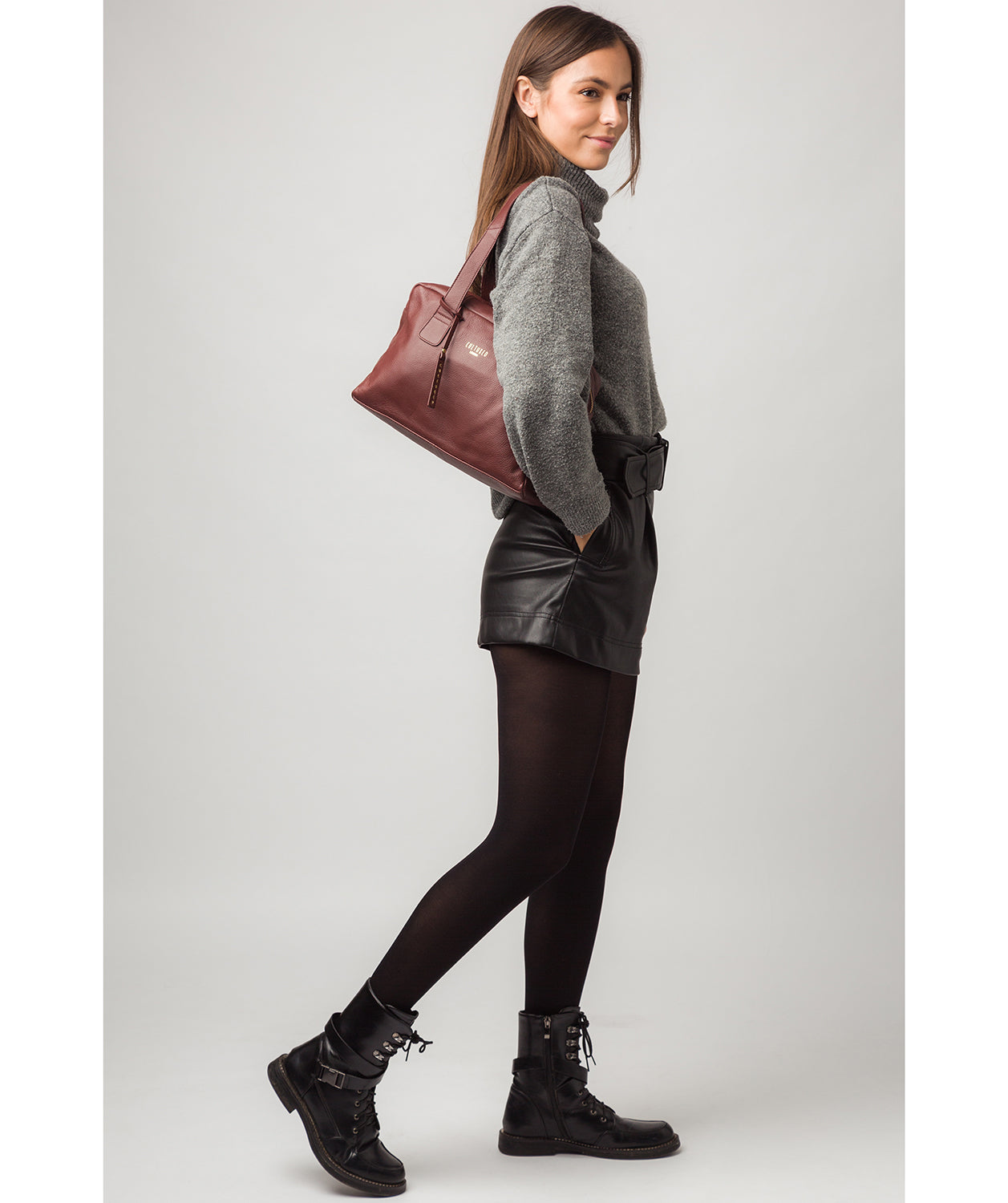 'Hammersmith' Rich Chestnut Leather Handbag