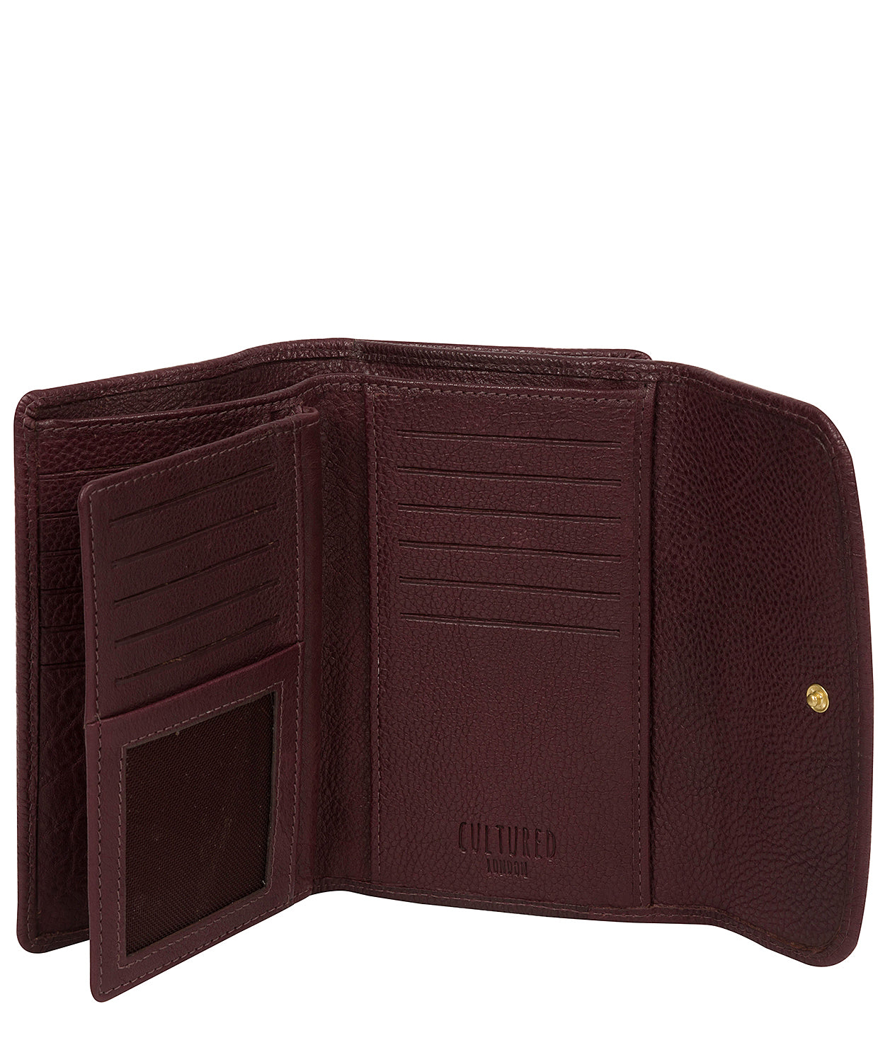 'Tatiana' Raisin Leather Purse