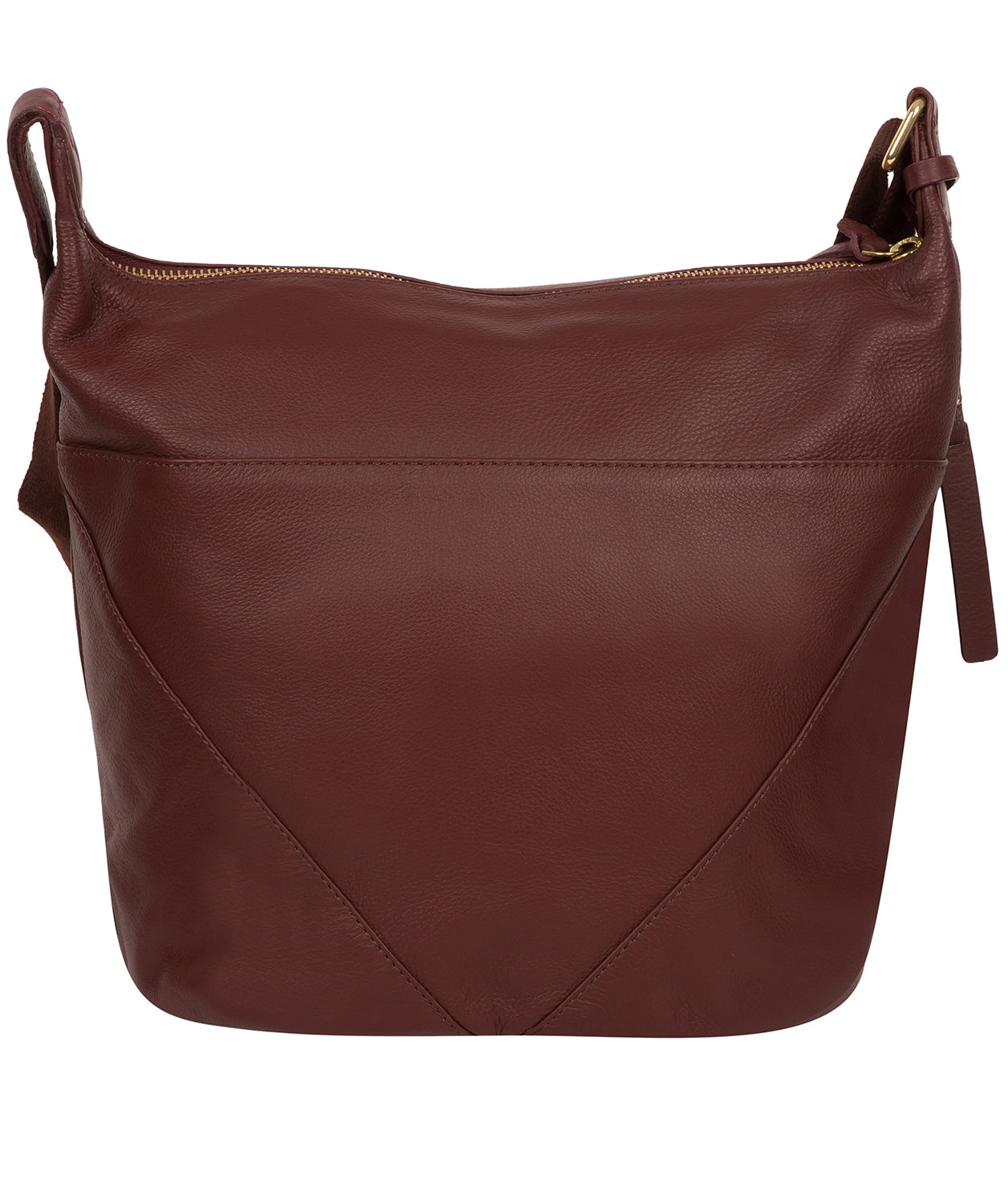 'Chelsea' Rich Chestnut Leather Shoulder Bag