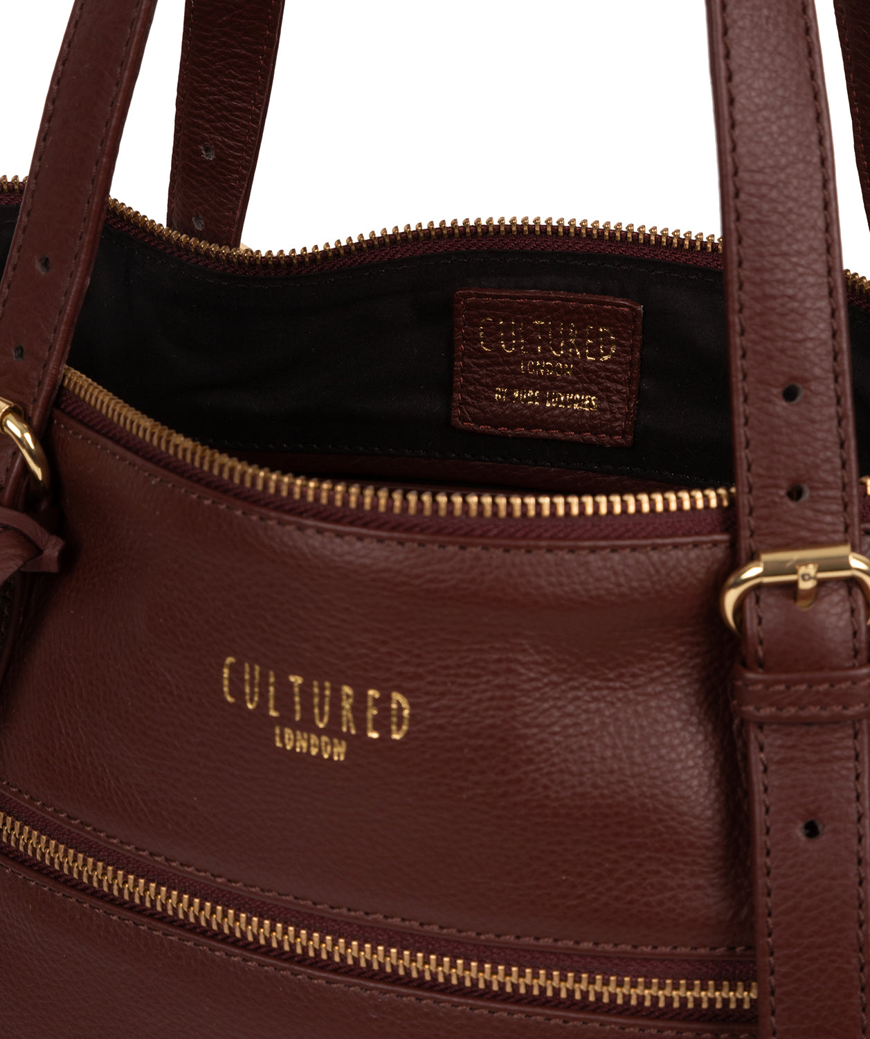 'Moorgate' Rich Chestnut Leather Tote Bag