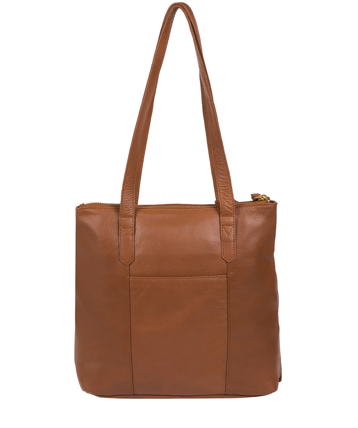 'Chesham' Dark Tan Leather Tote Bag