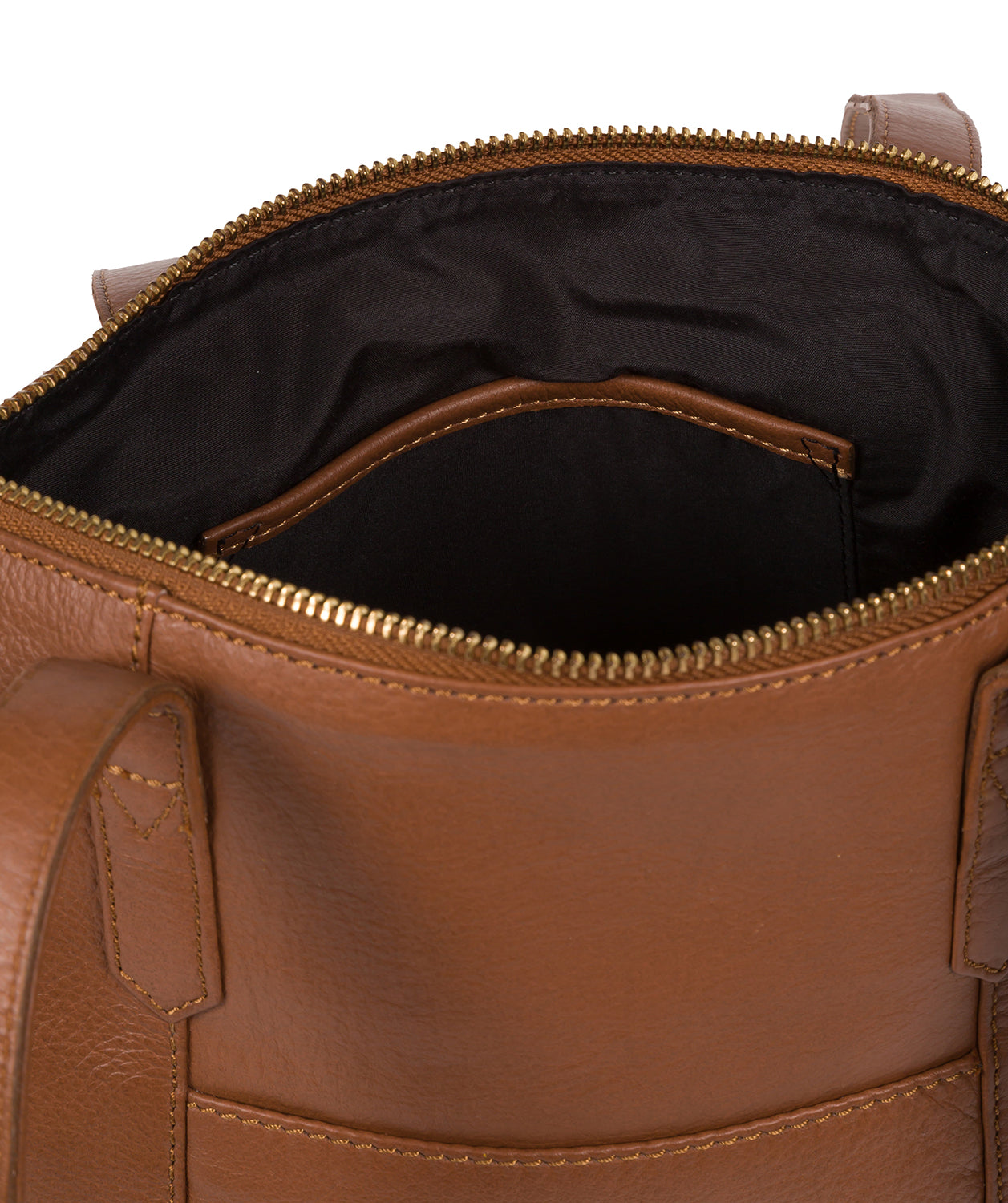 'Chesham' Dark Tan Leather Tote Bag