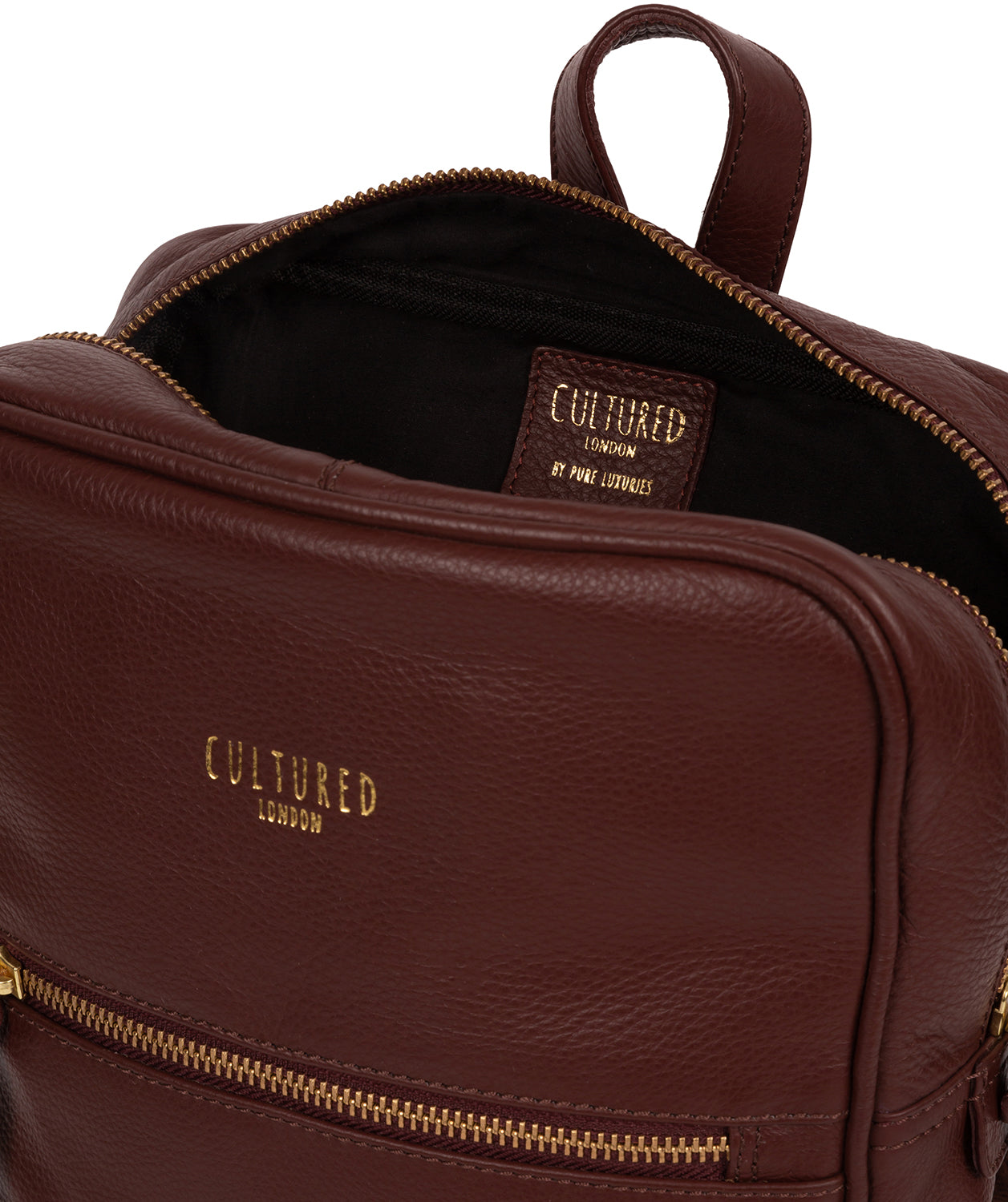 'Abbey' Rich Chestnut Leather Backpack