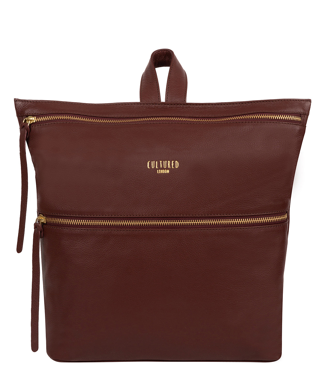 'Addington' Rich Chestnut Leather Backpack