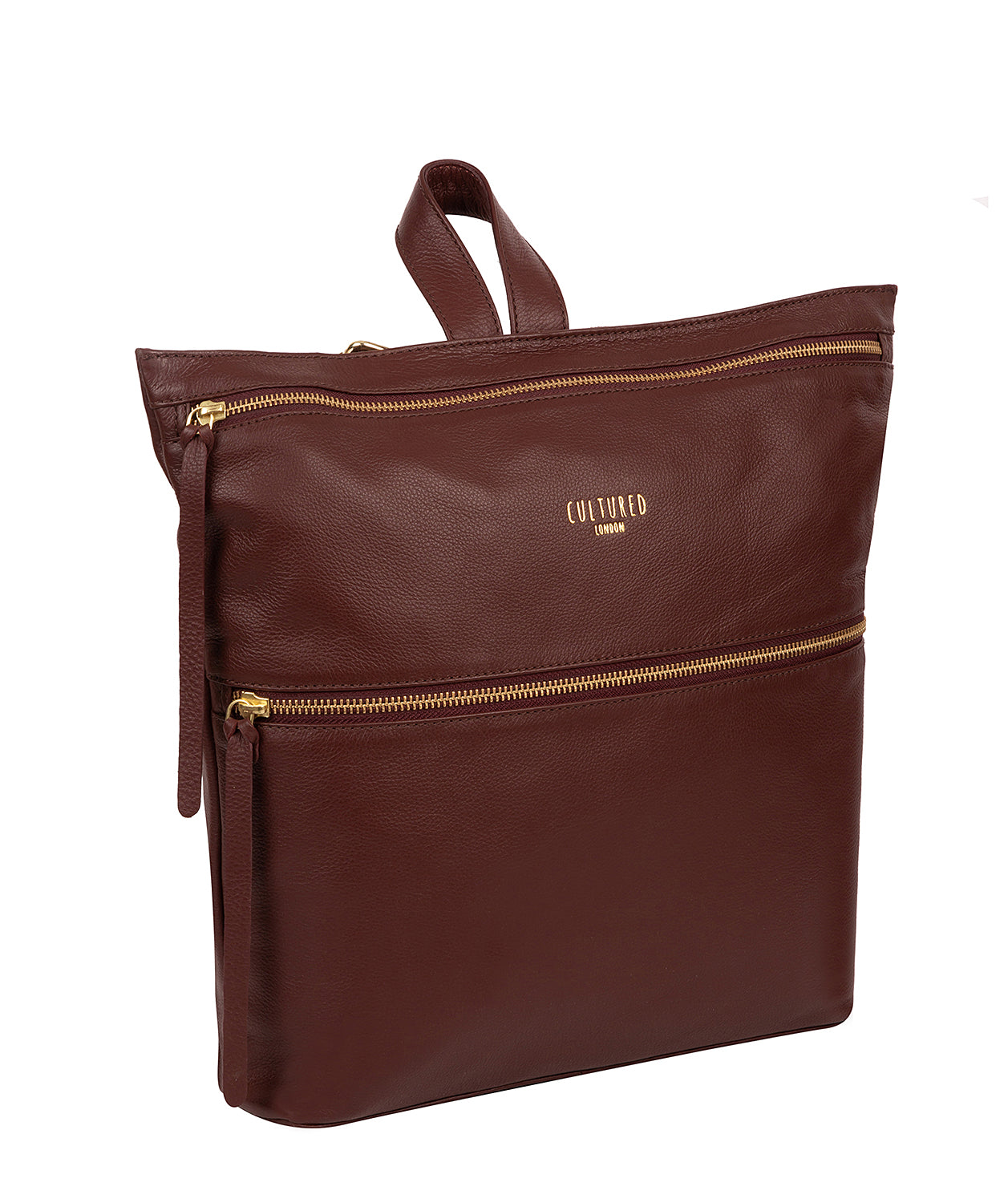 'Addington' Rich Chestnut Leather Backpack