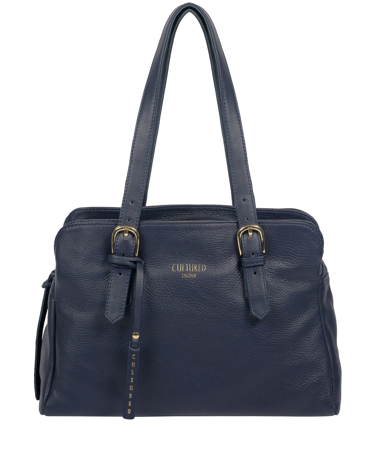 'Beckenham' Ink Leather Handbag