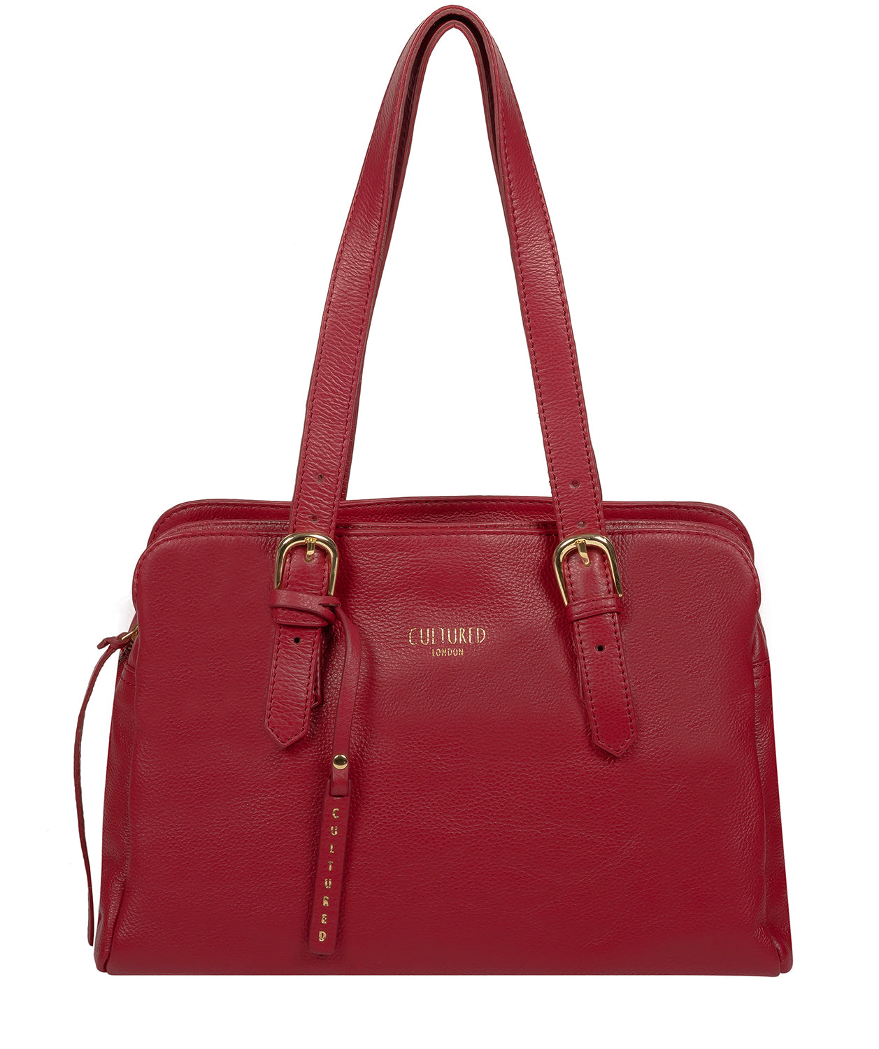 'Beckenham' Red Leather Handbag