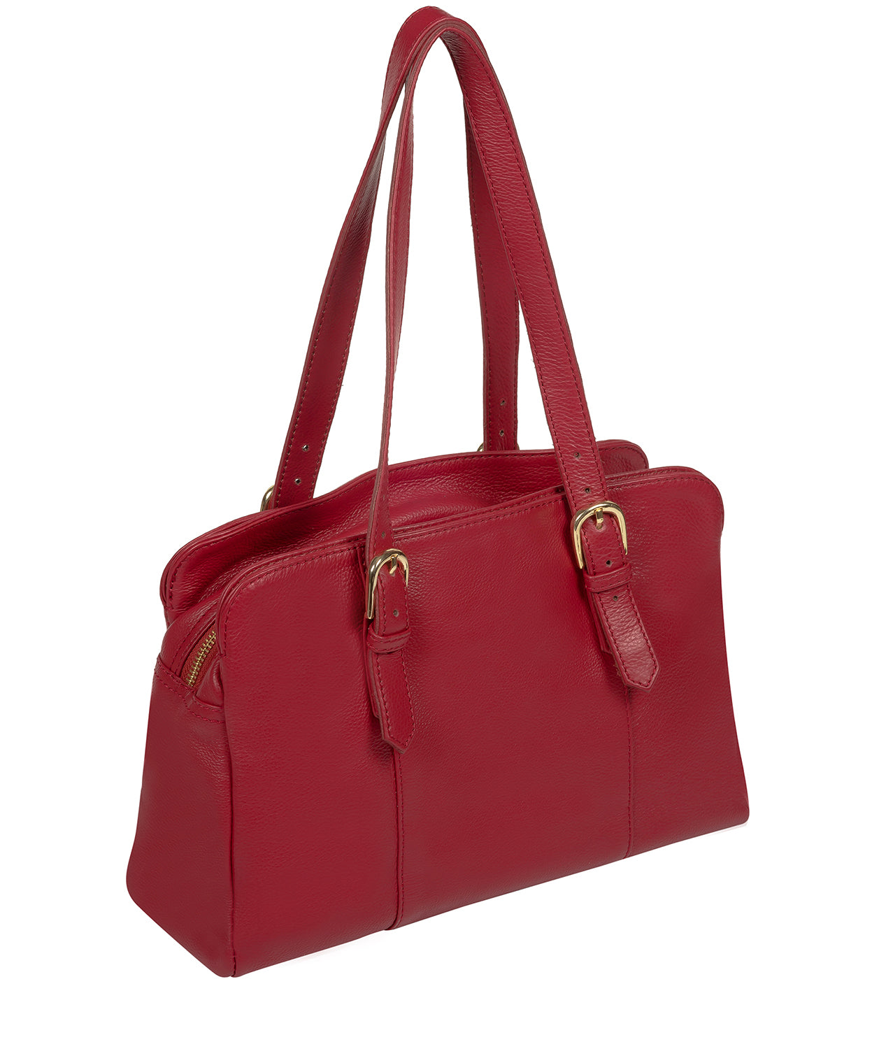 'Beckenham' Red Leather Handbag