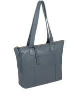 'Kensal' Moonlight Blue Leather Handbag