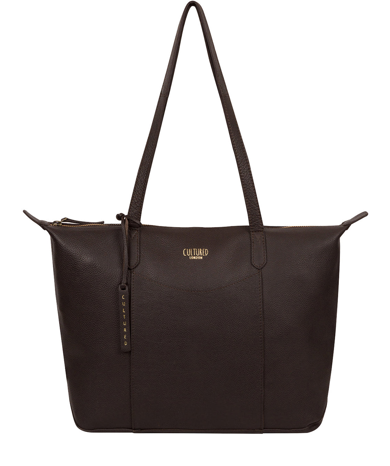 'Hillingdon' Dark Brown Leather Tote Bag