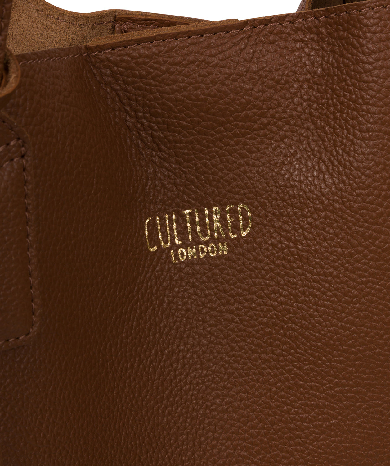 'Kingston' Tan Leather Tote Bag