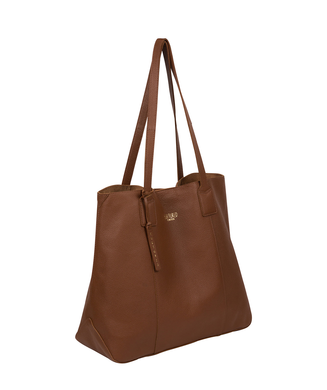 'Kingston' Tan Leather Tote Bag