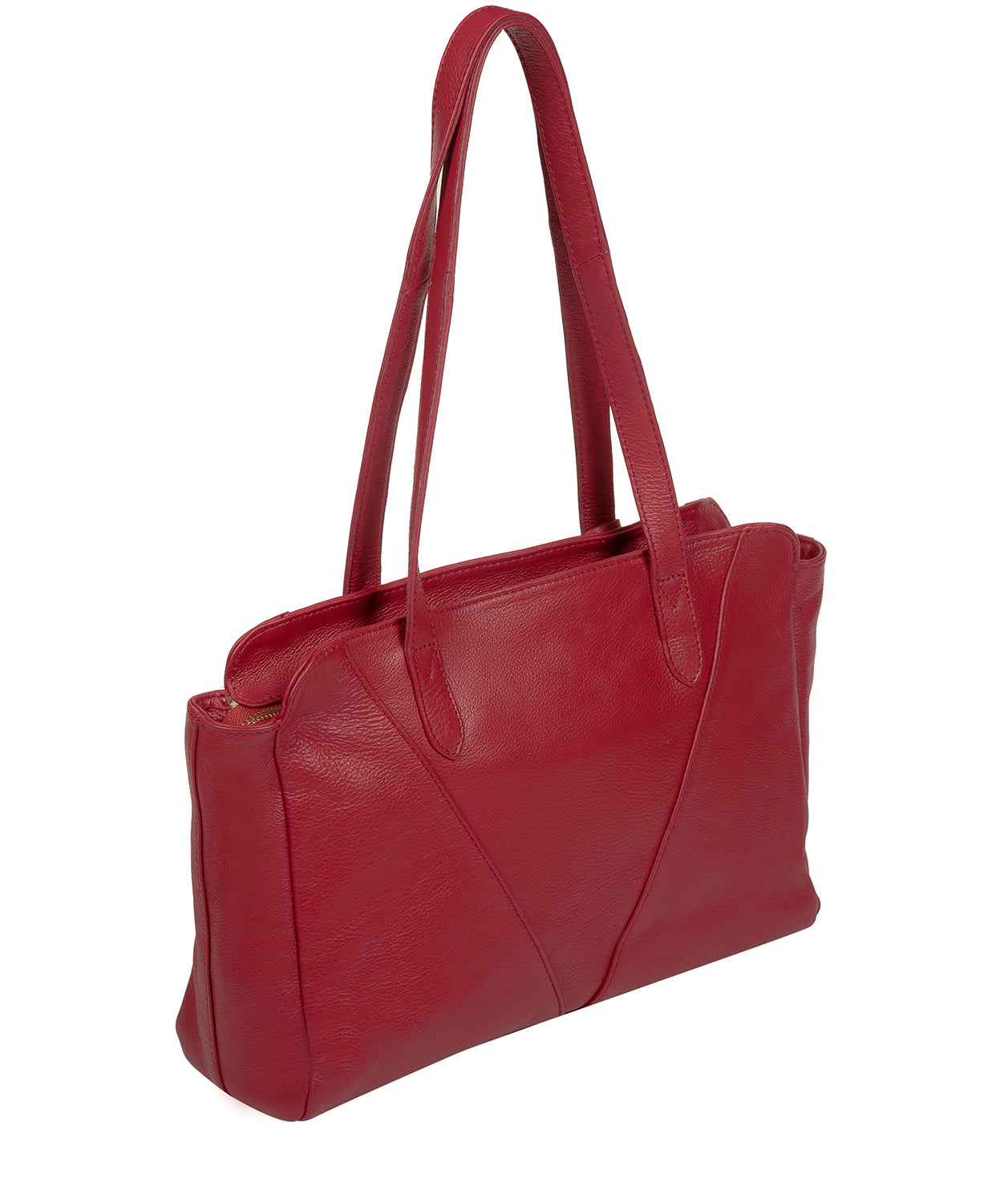 'Astoria' Red Leather Shoulder Bag