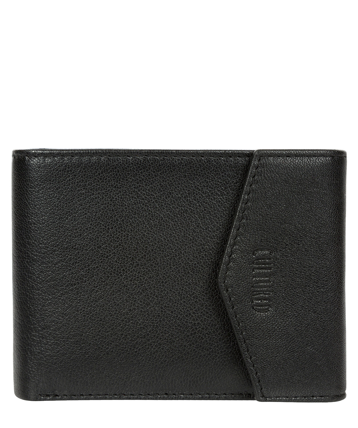 'Doyle' Black Leather Bi-Fold Wallet image 1