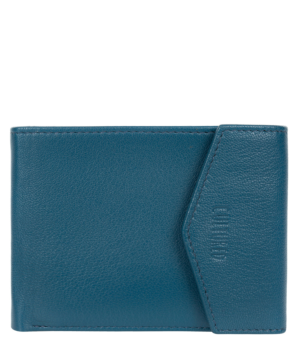 'Doyle' Teal Leather Bi-Fold Wallet image 1