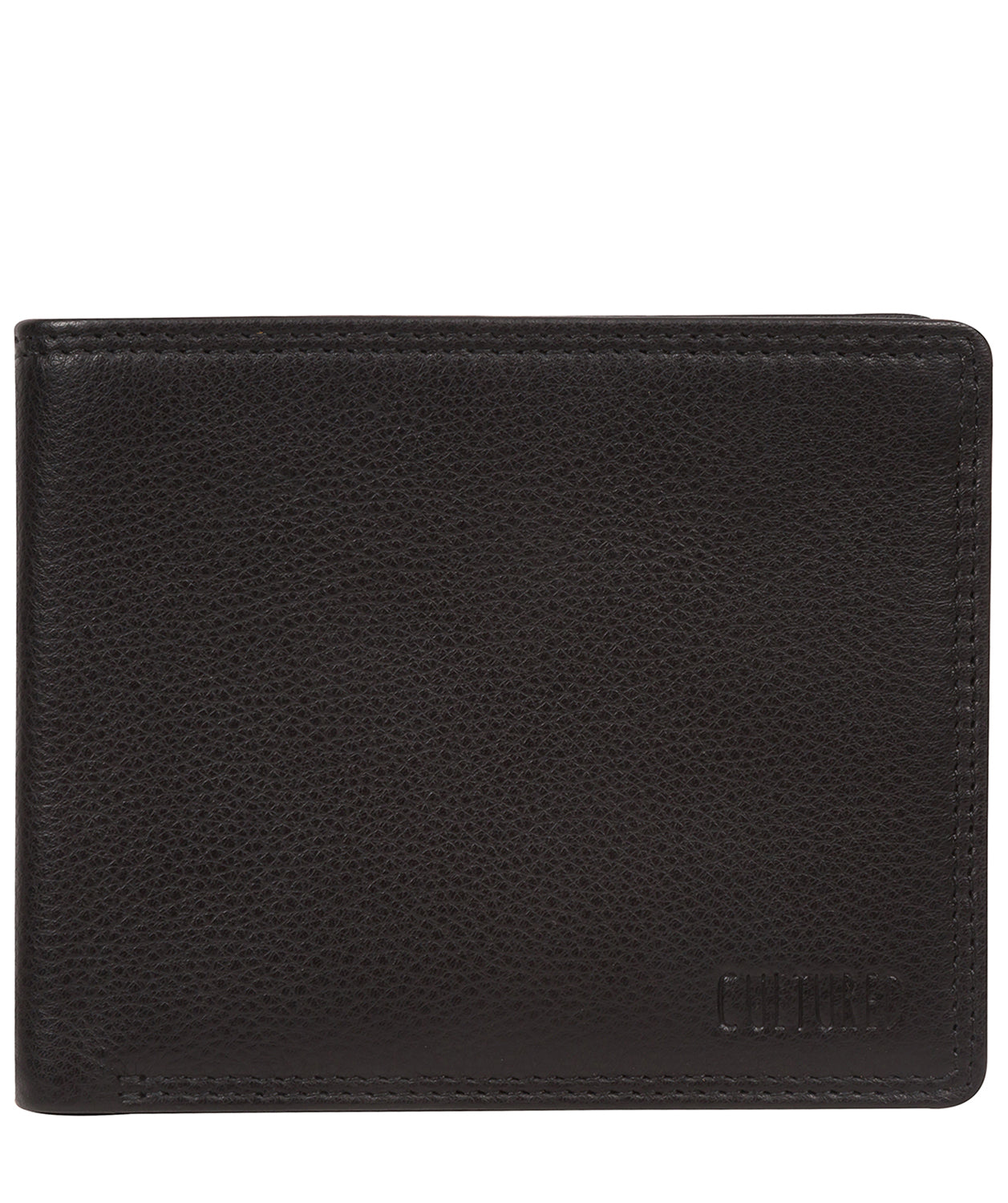 'Dan' Black Leather Bi-Fold Wallet