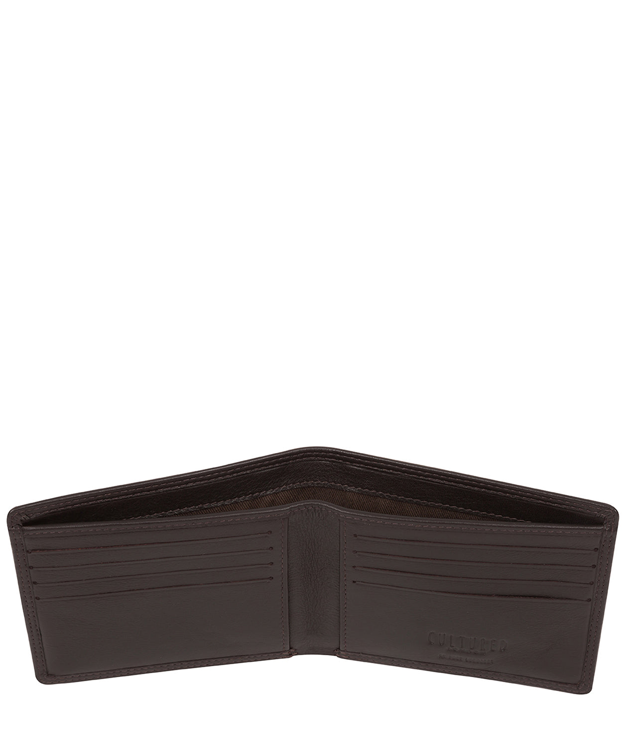 Dan' Brown Leather Bi-Fold Wallet