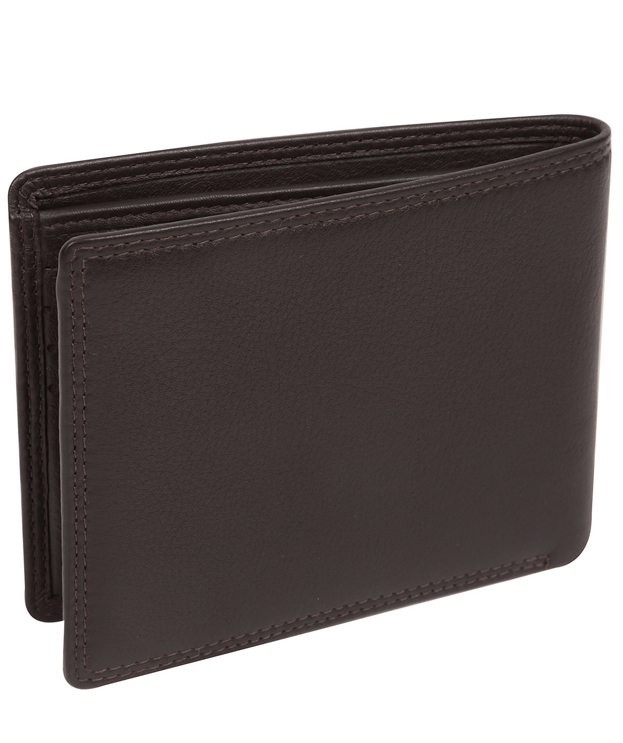 Dan' Brown Leather Bi-Fold Wallet