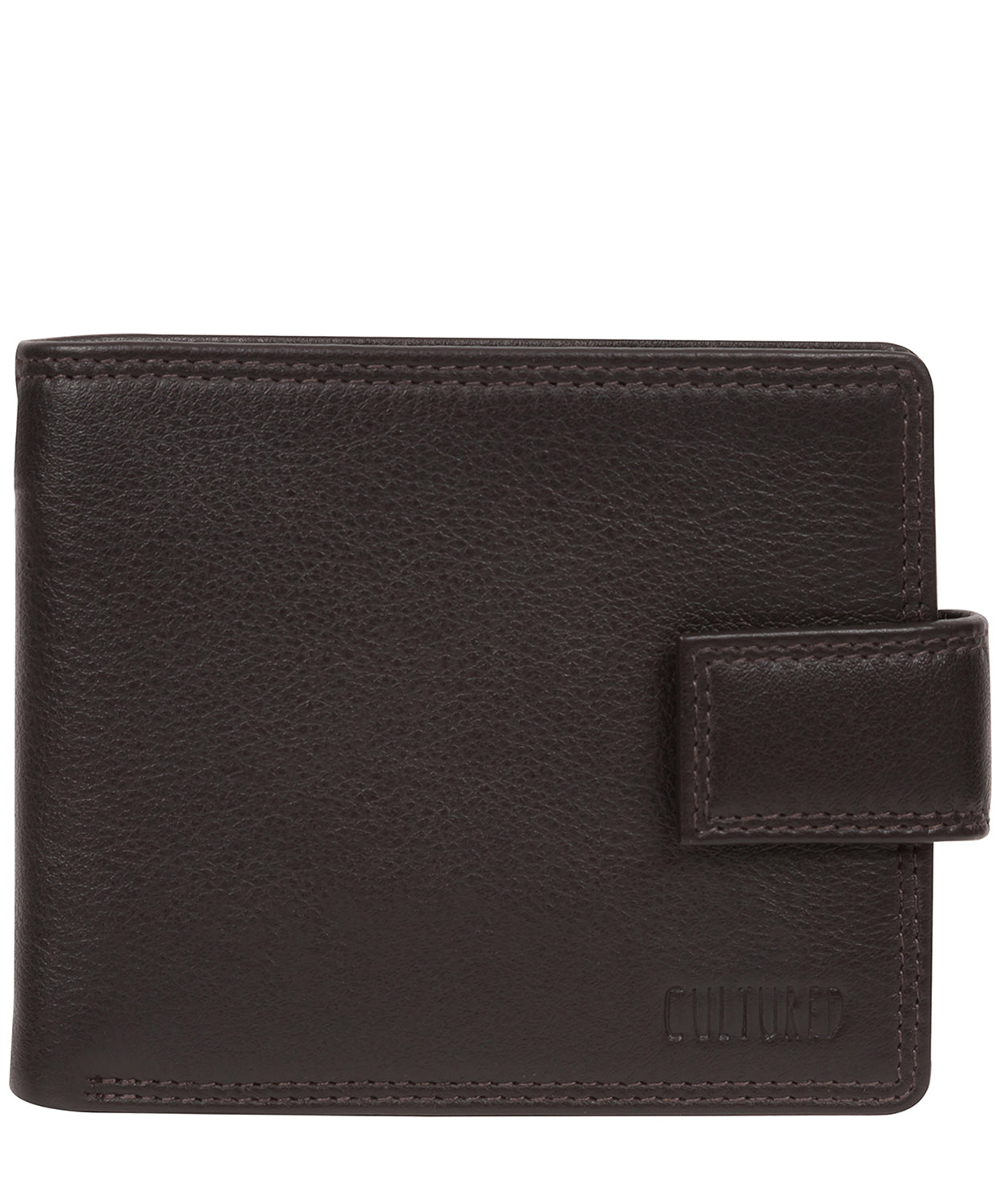 'Dean' Brown Leather Bi-Fold Wallet